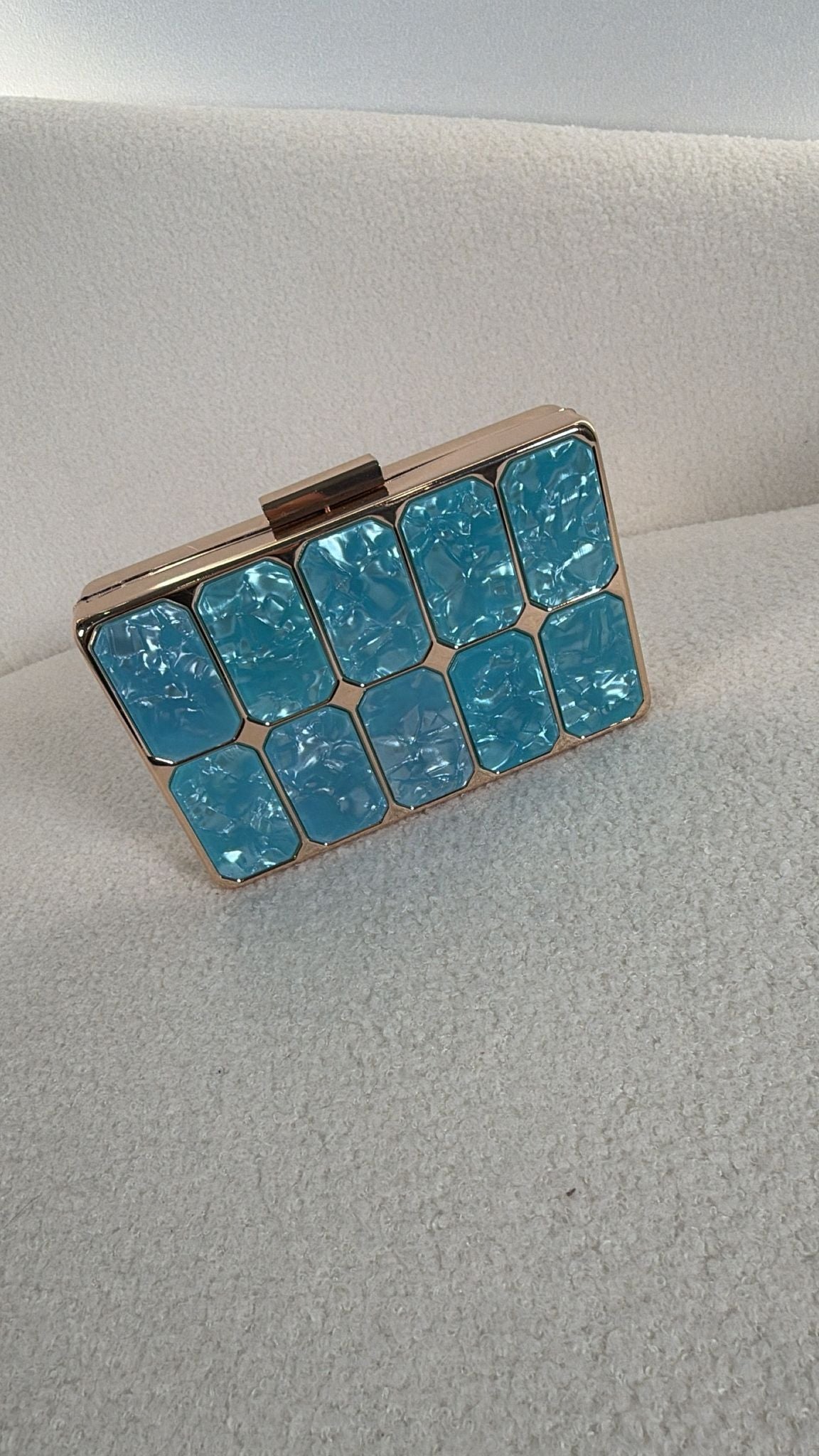 Clutch Aqua Mosaic