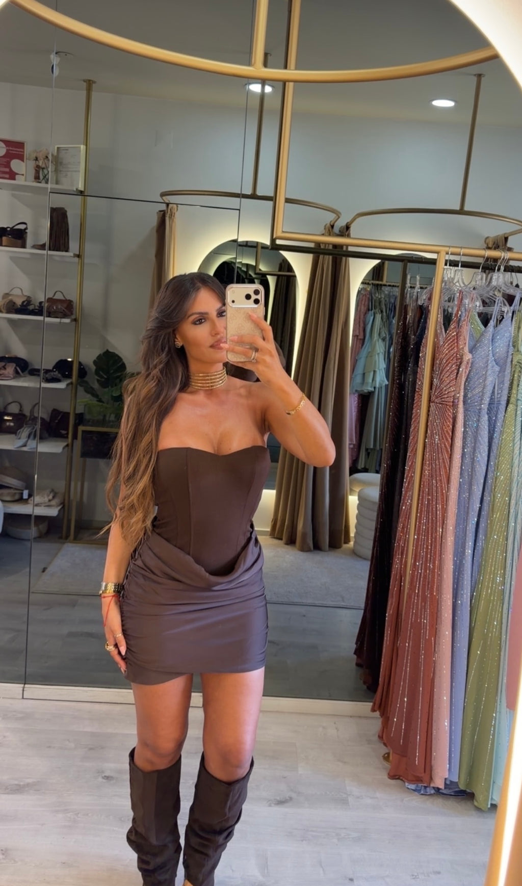 Vestido Corset Drapeado