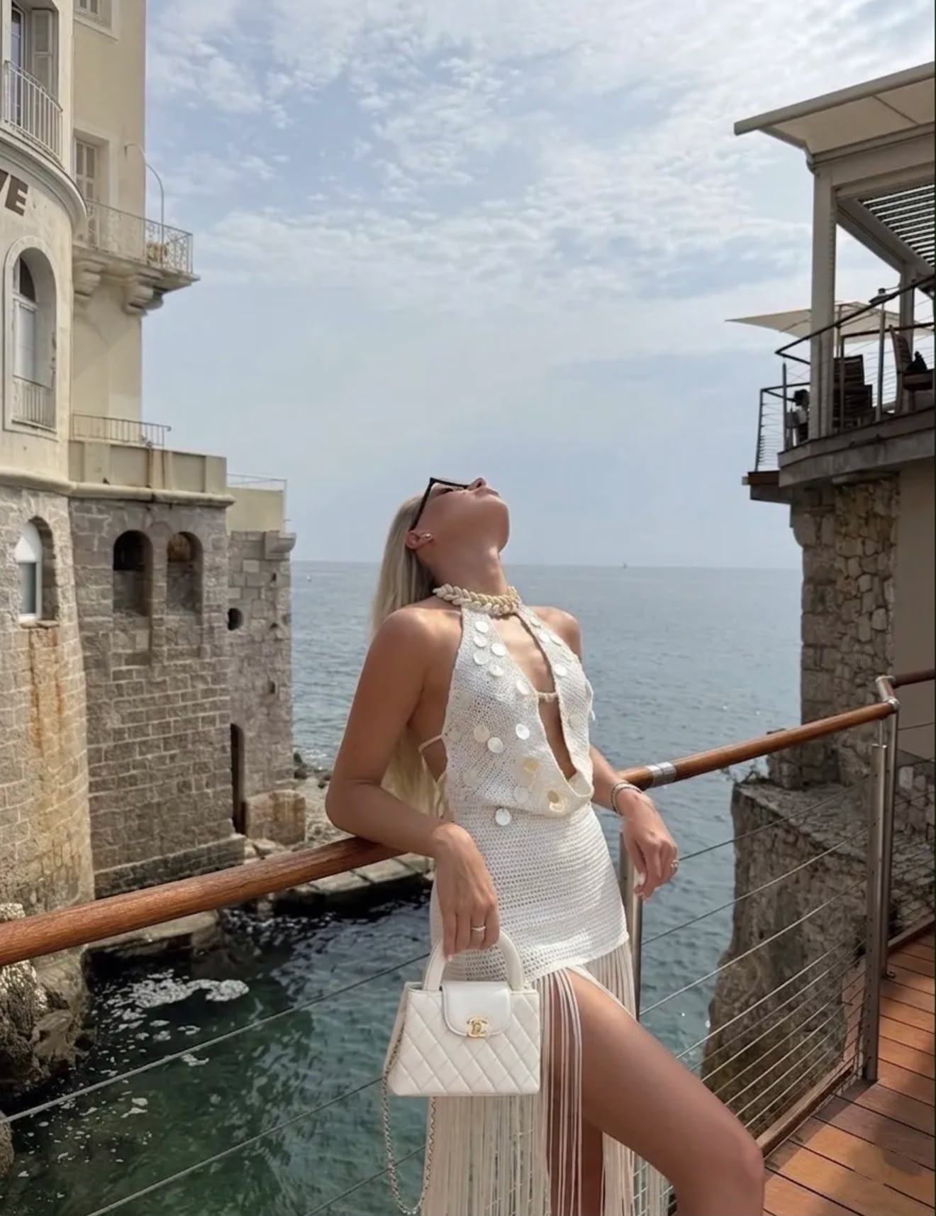 Vestido Sirena Franja - F&P Paris