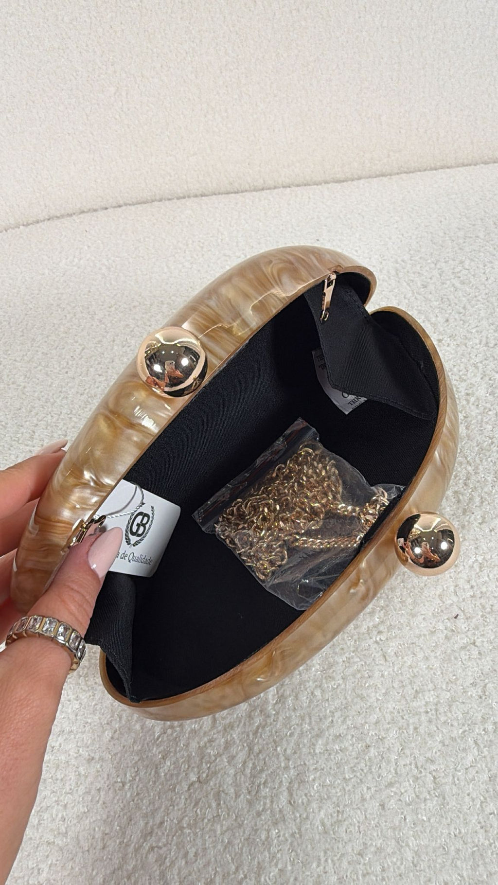 Clutch Marble Glow