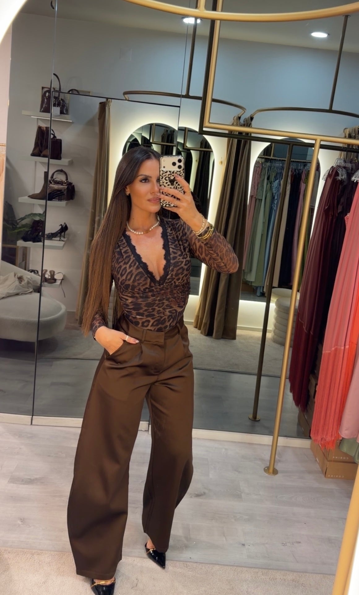 Satin Balloon Trousers
