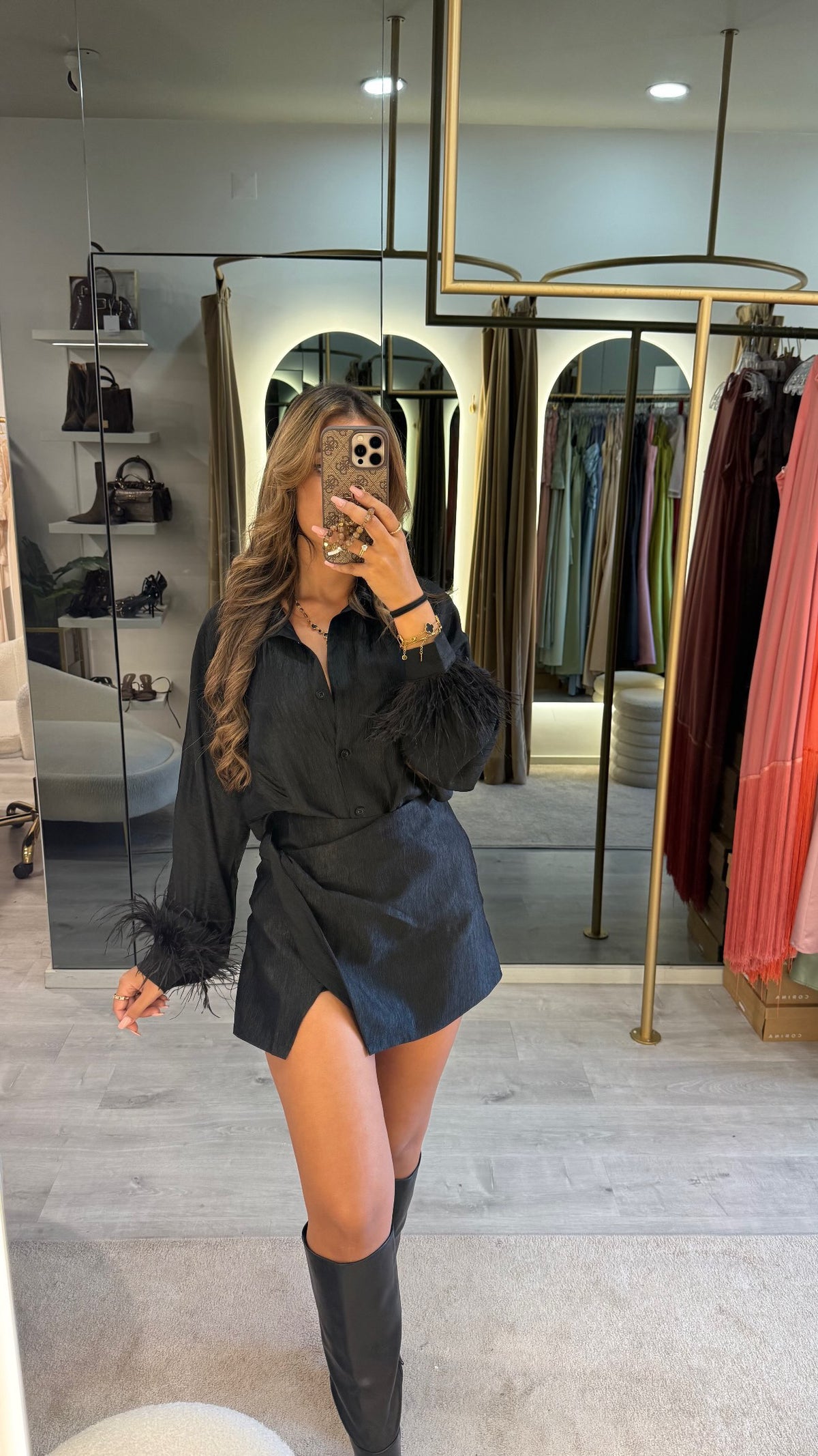 Feather Elegance Skort