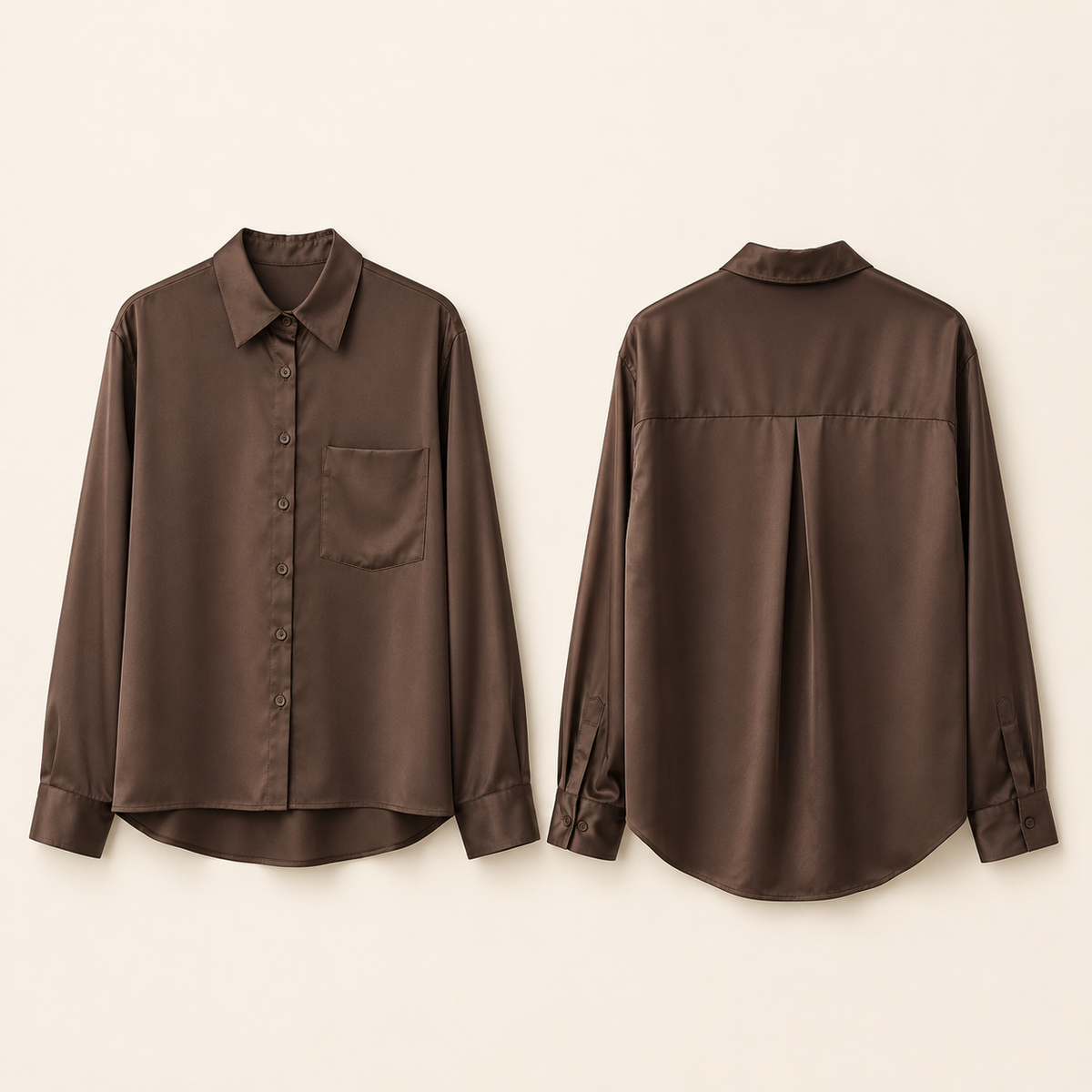 Camisa Acetinada – Élise