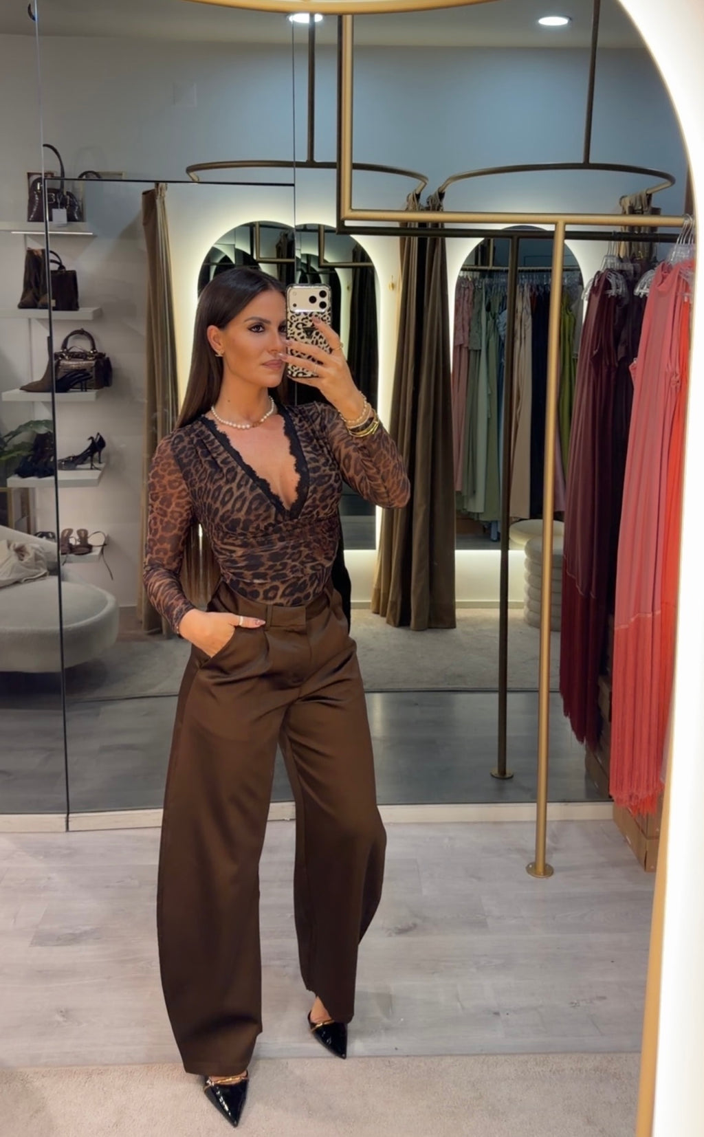 Satin Balloon Trousers