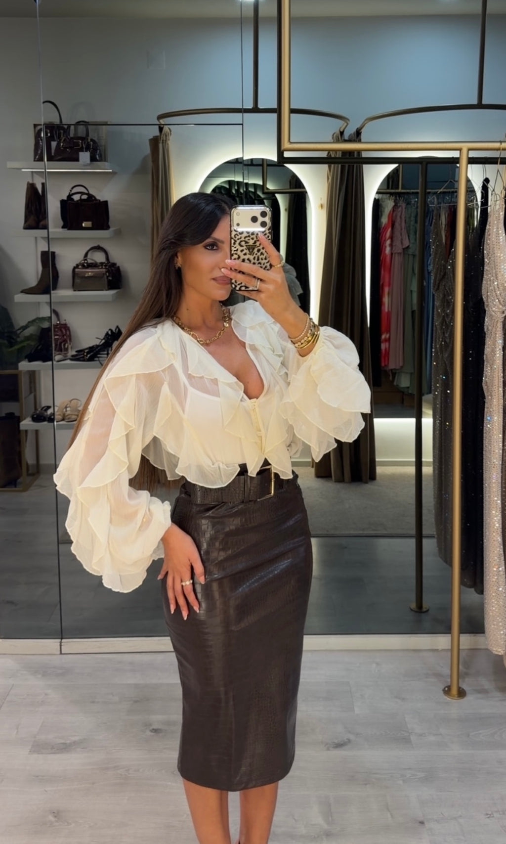 Camisa Romantic Ruffles