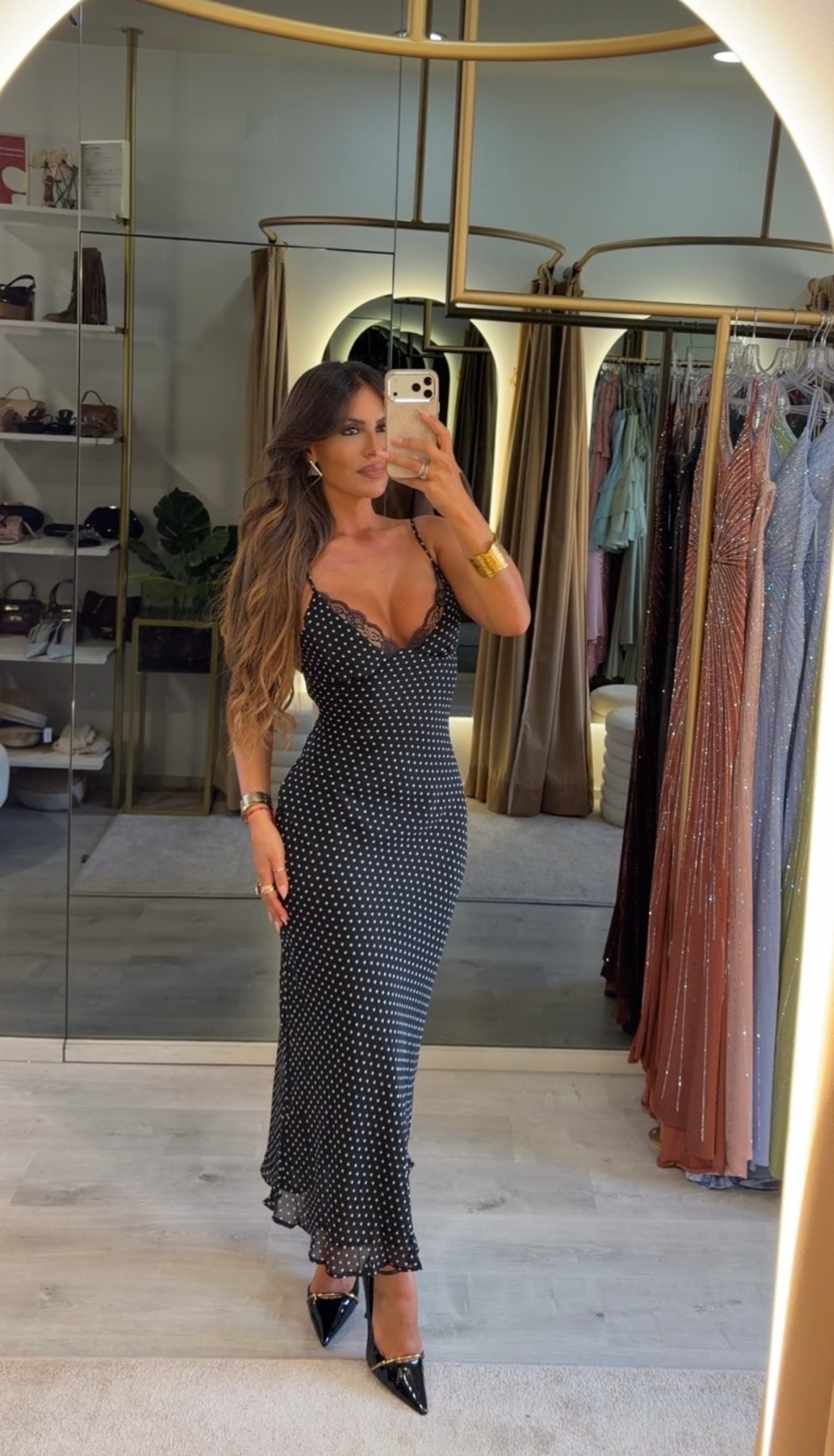 Vestido Poá – Amélie