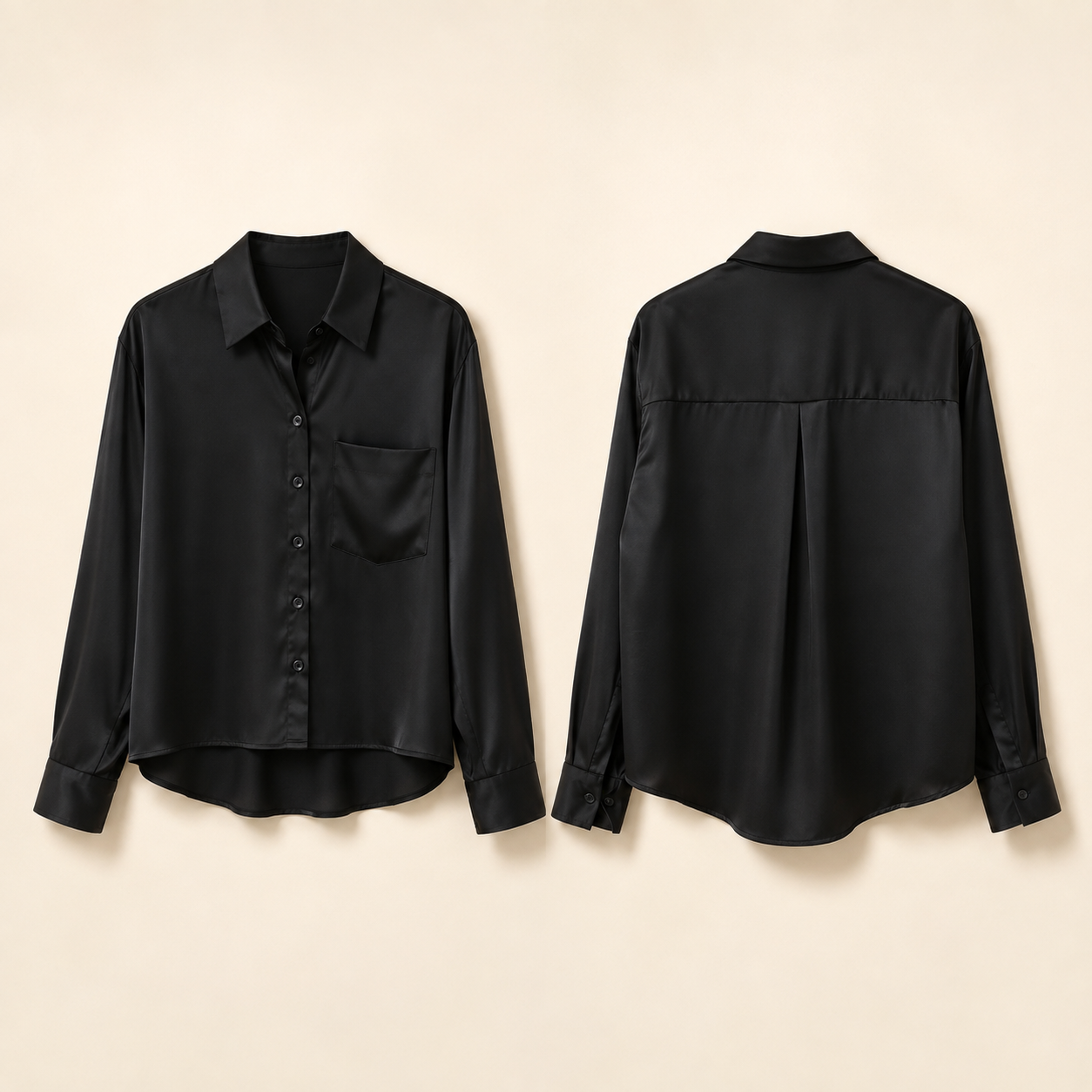 Camisa Acetinada – Élise
