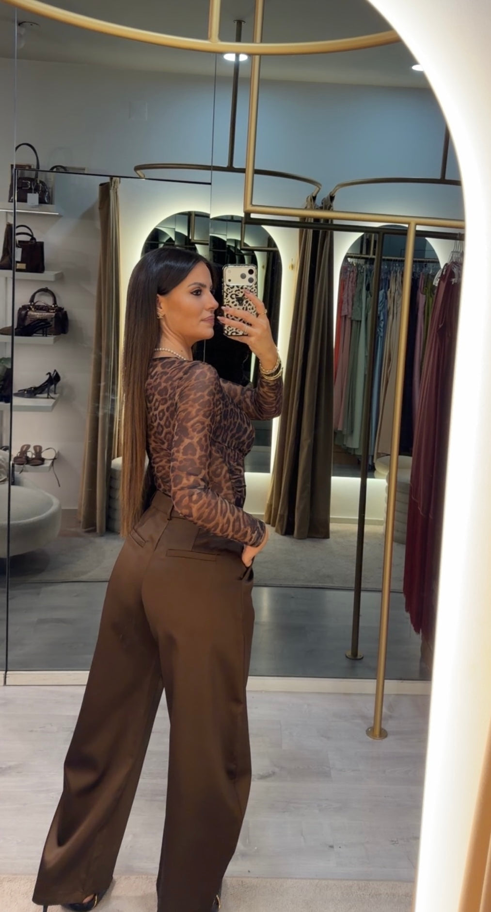 Satin Balloon Trousers