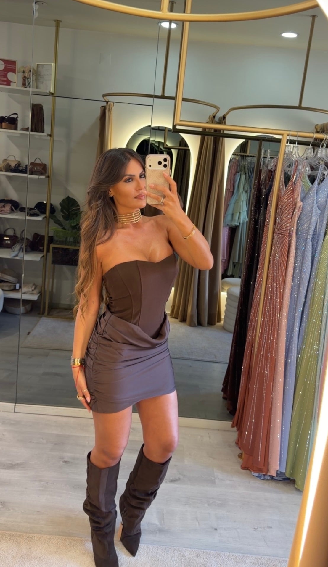 Vestido Corset Drapeado