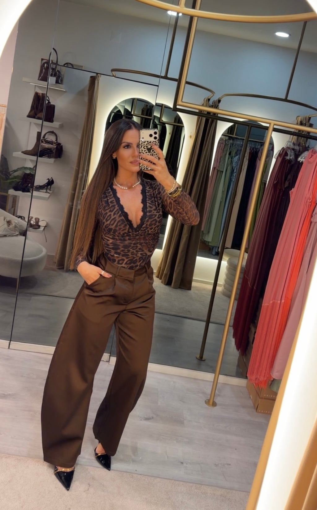 Satin Balloon Trousers