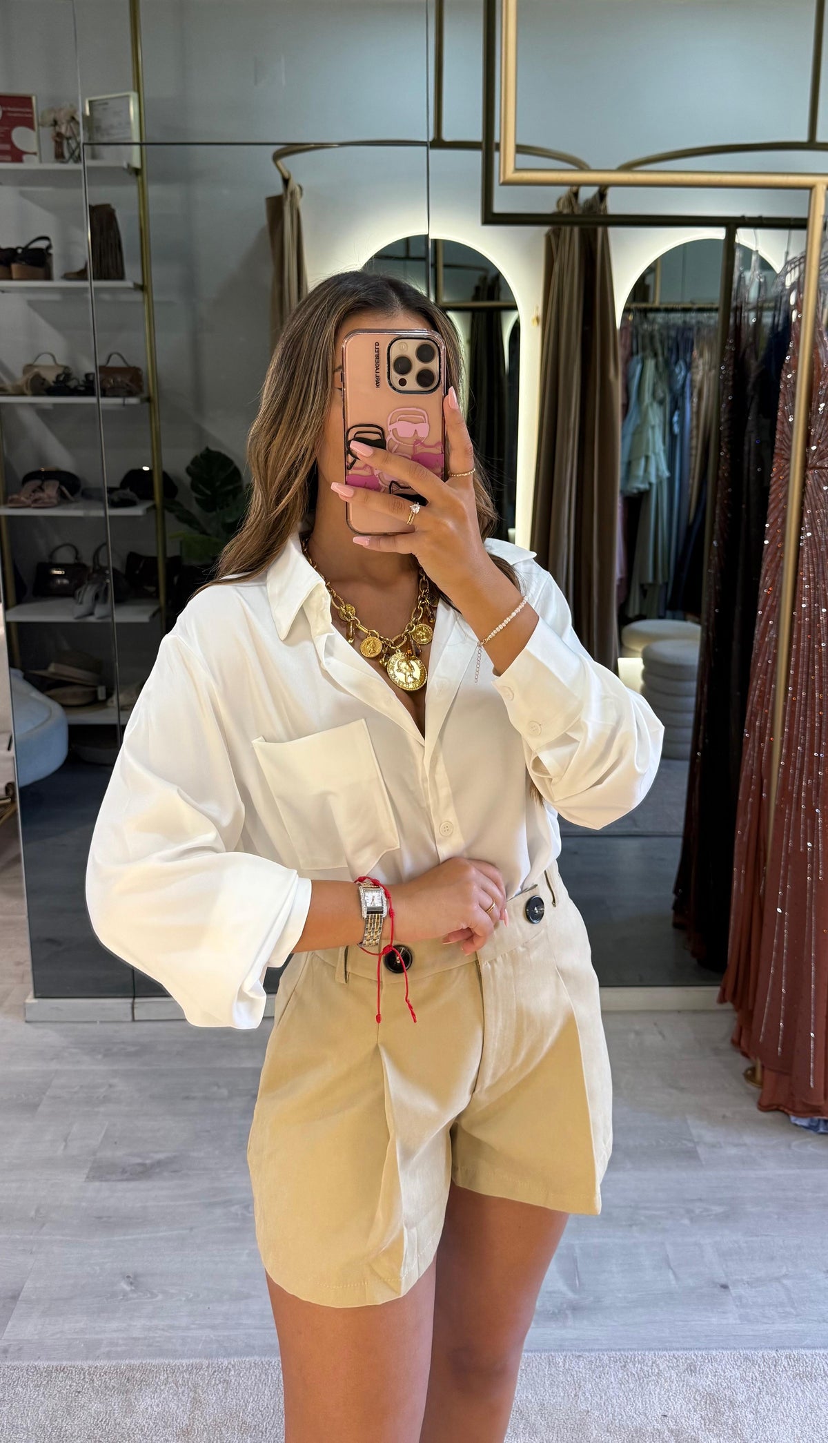 Camisa Acetinada – Élise