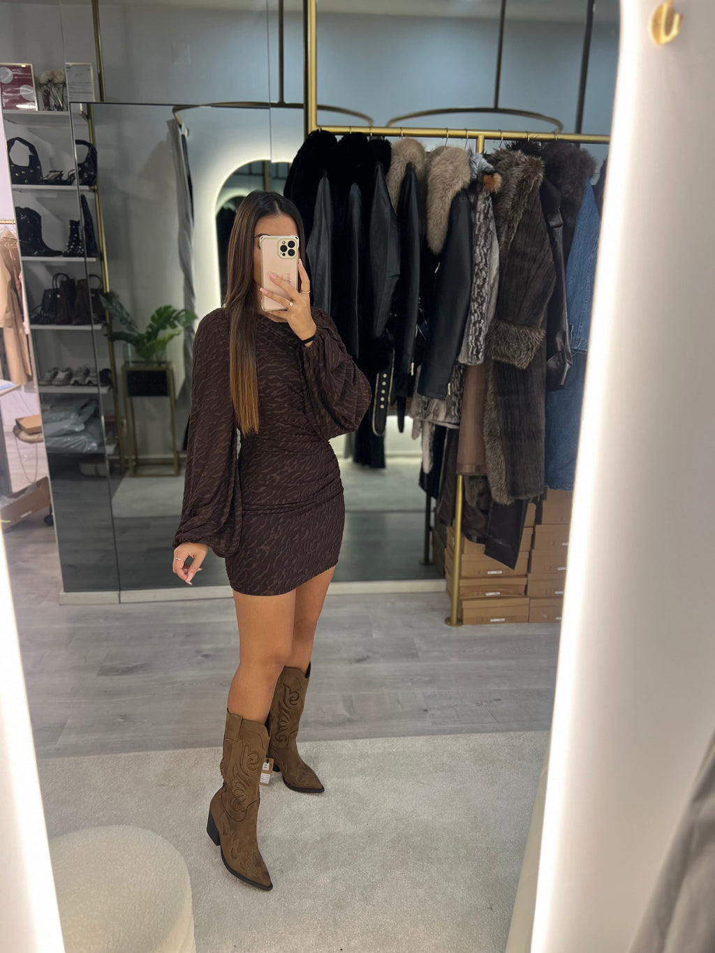 Vestido Brown Elegance