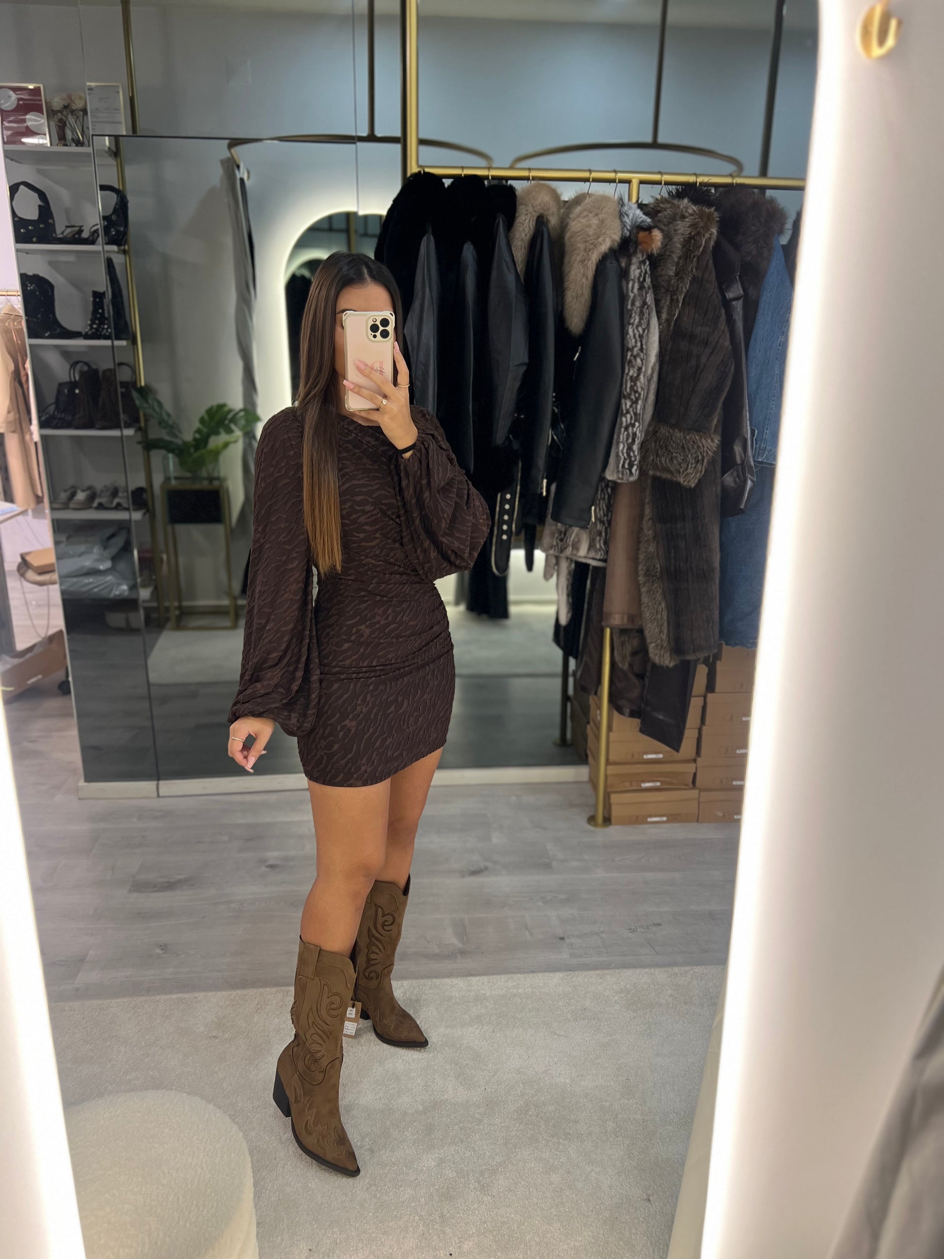 Vestido Brown Elegance