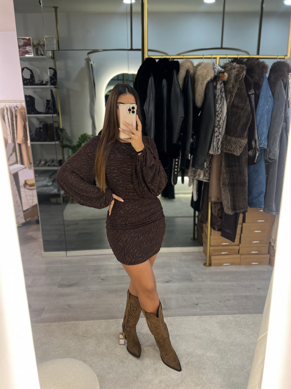 Vestido Brown Elegance