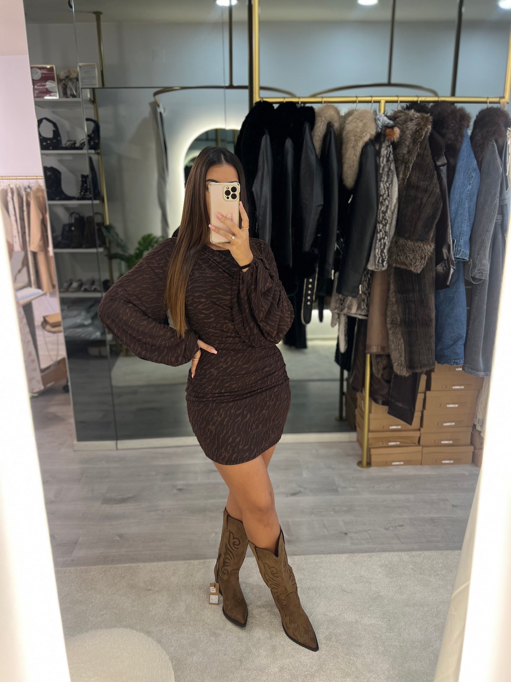 Vestido Brown Elegance