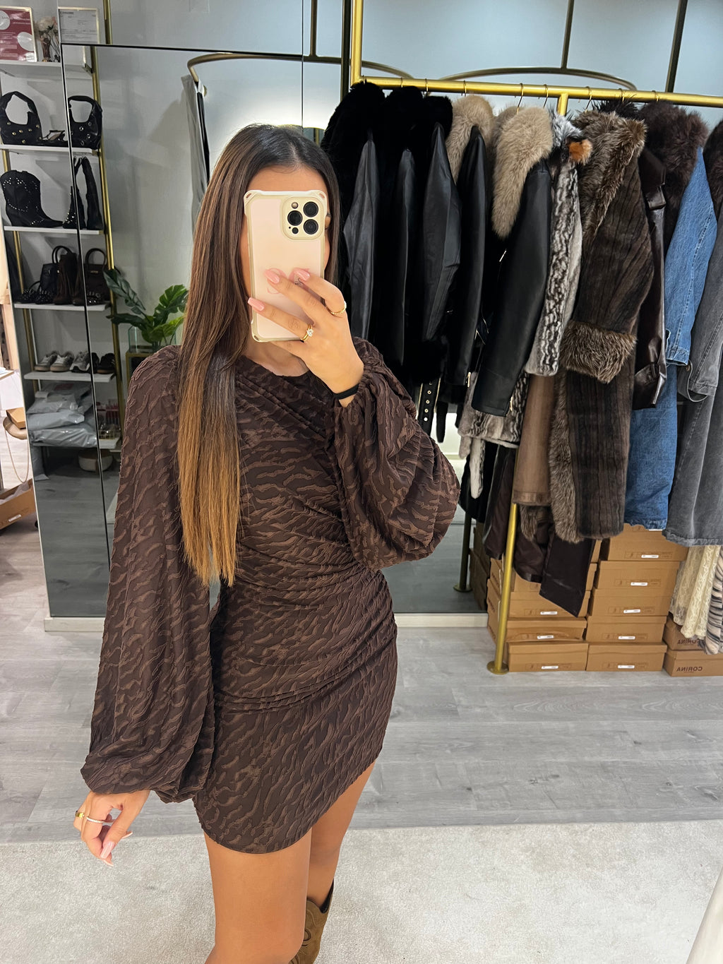 Vestido Brown Elegance