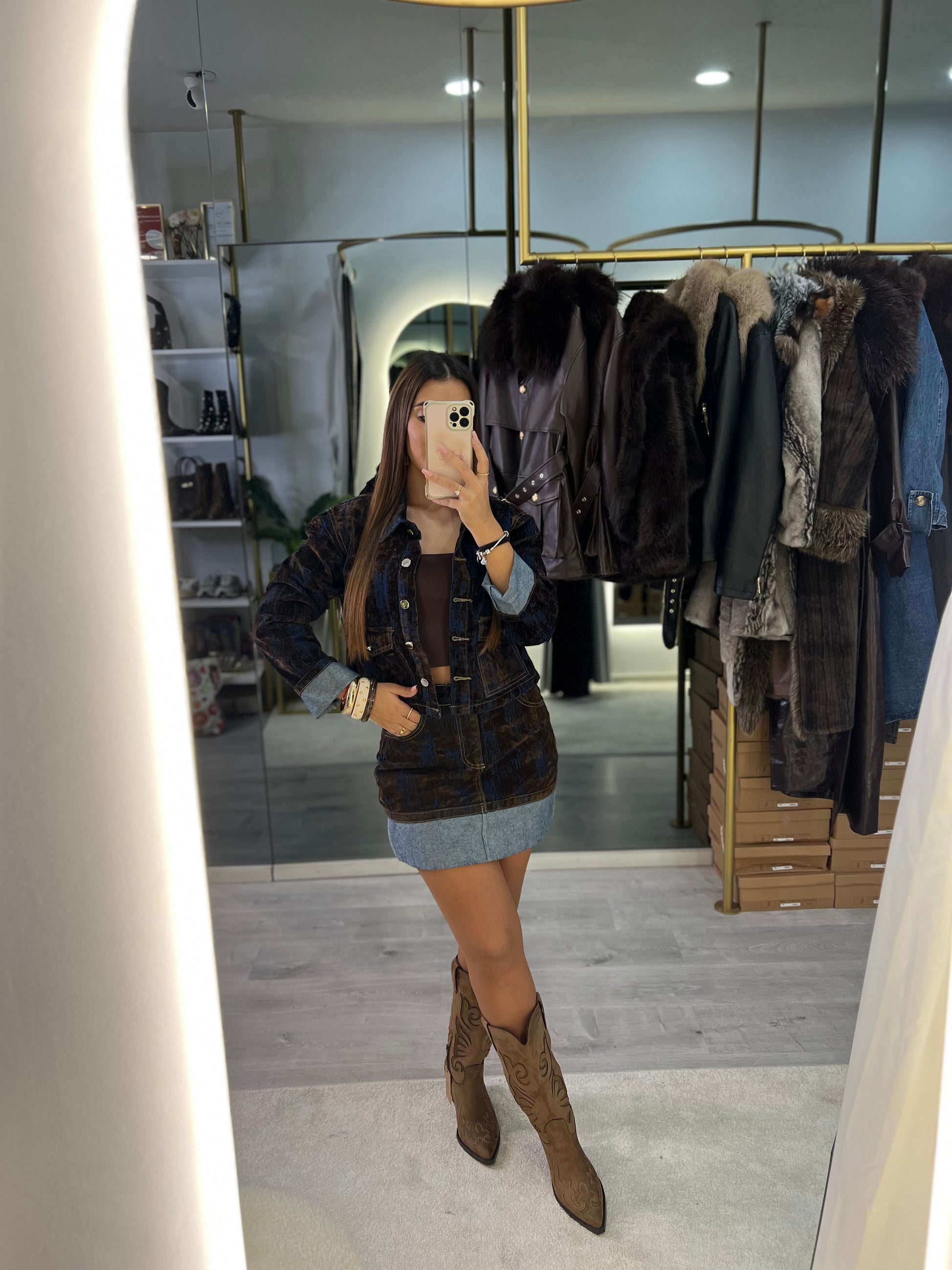 Conjunto Denim Velvet