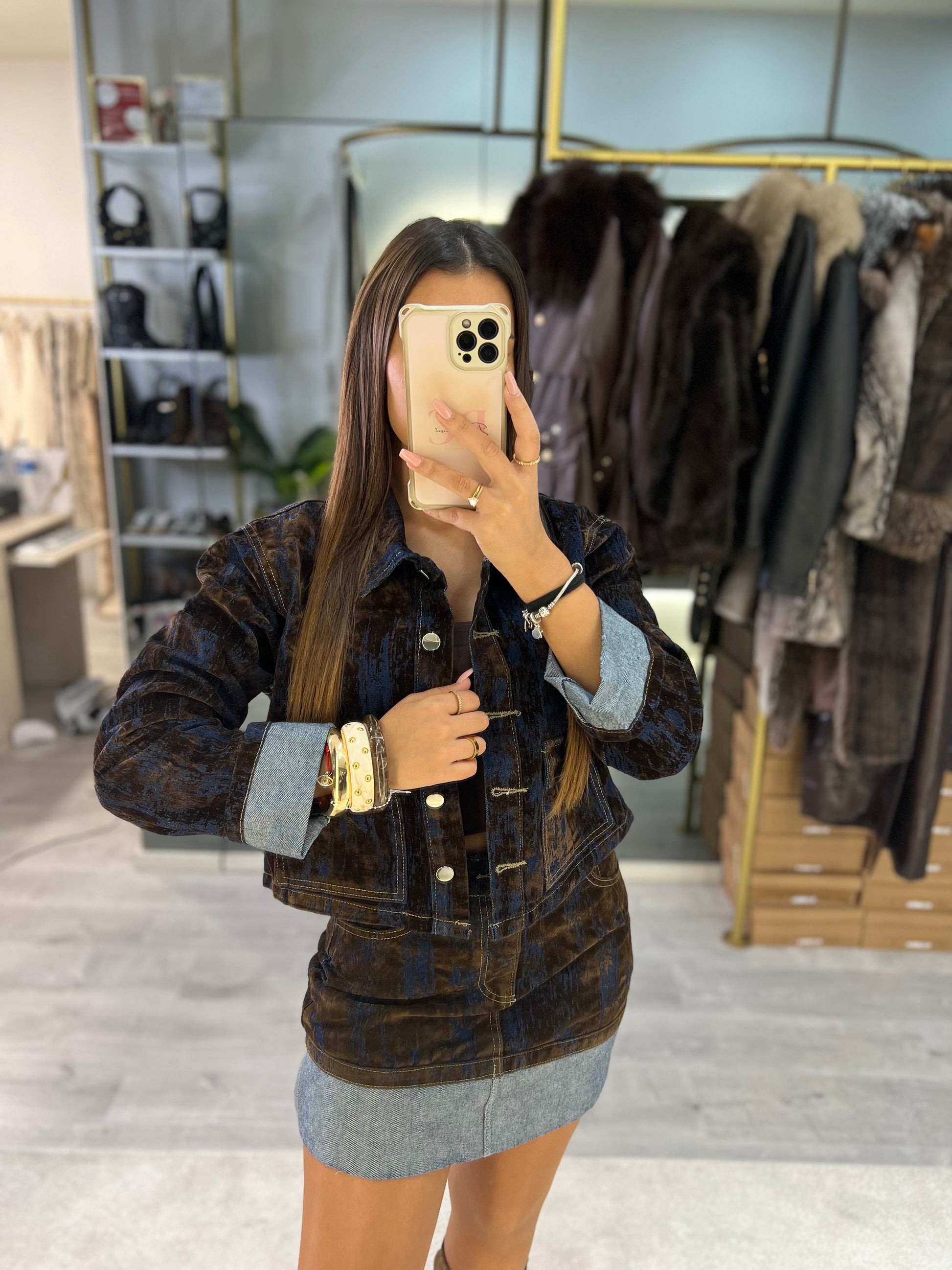 Conjunto Denim Velvet