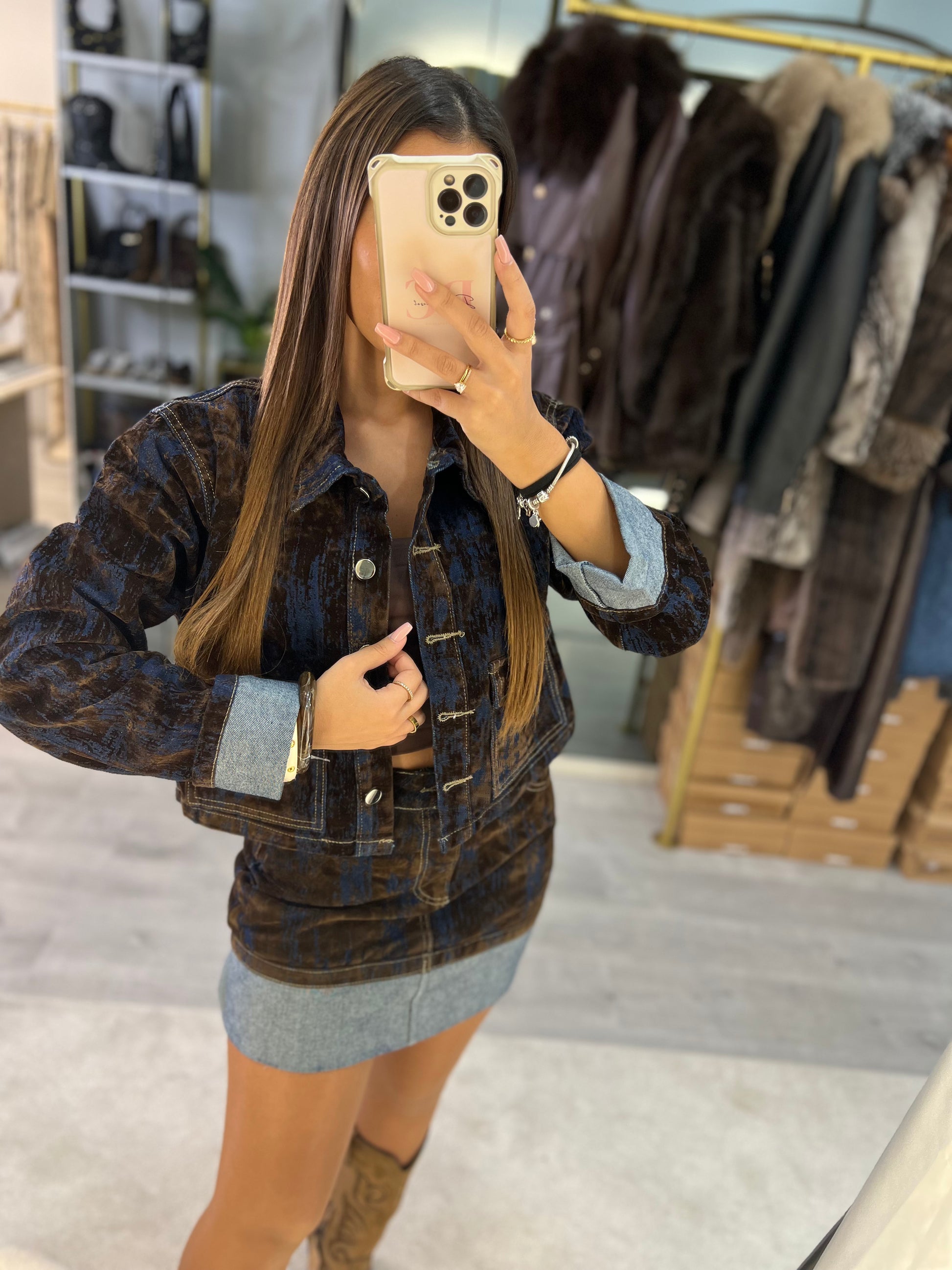 Conjunto Denim Velvet