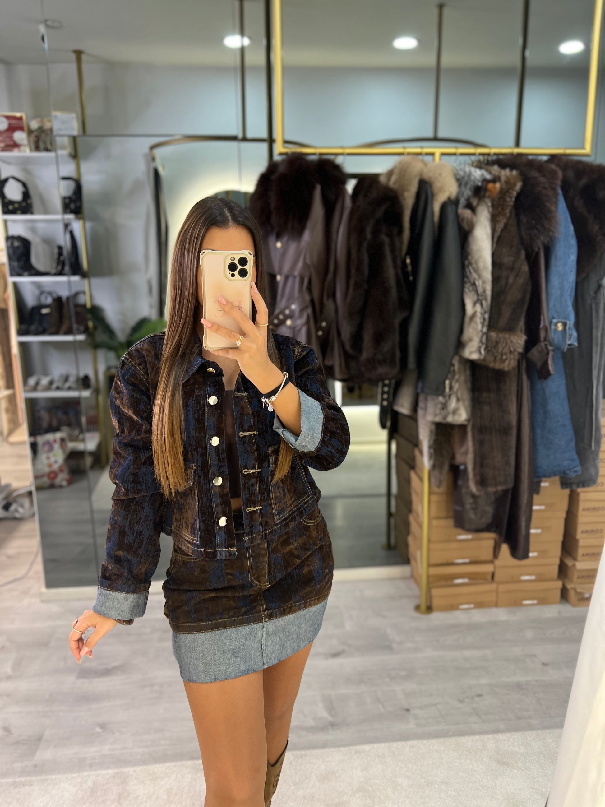 Conjunto Denim Velvet