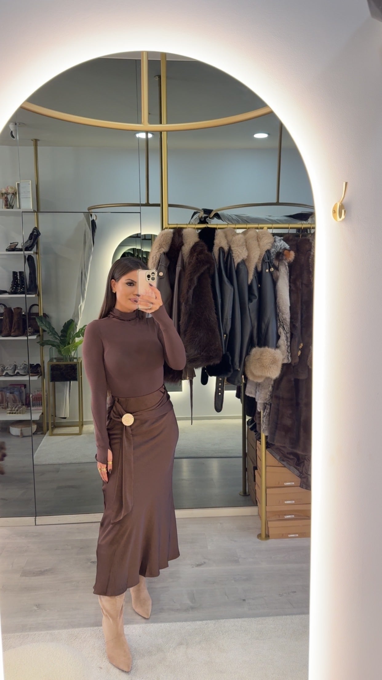 Saia Satin Choco
