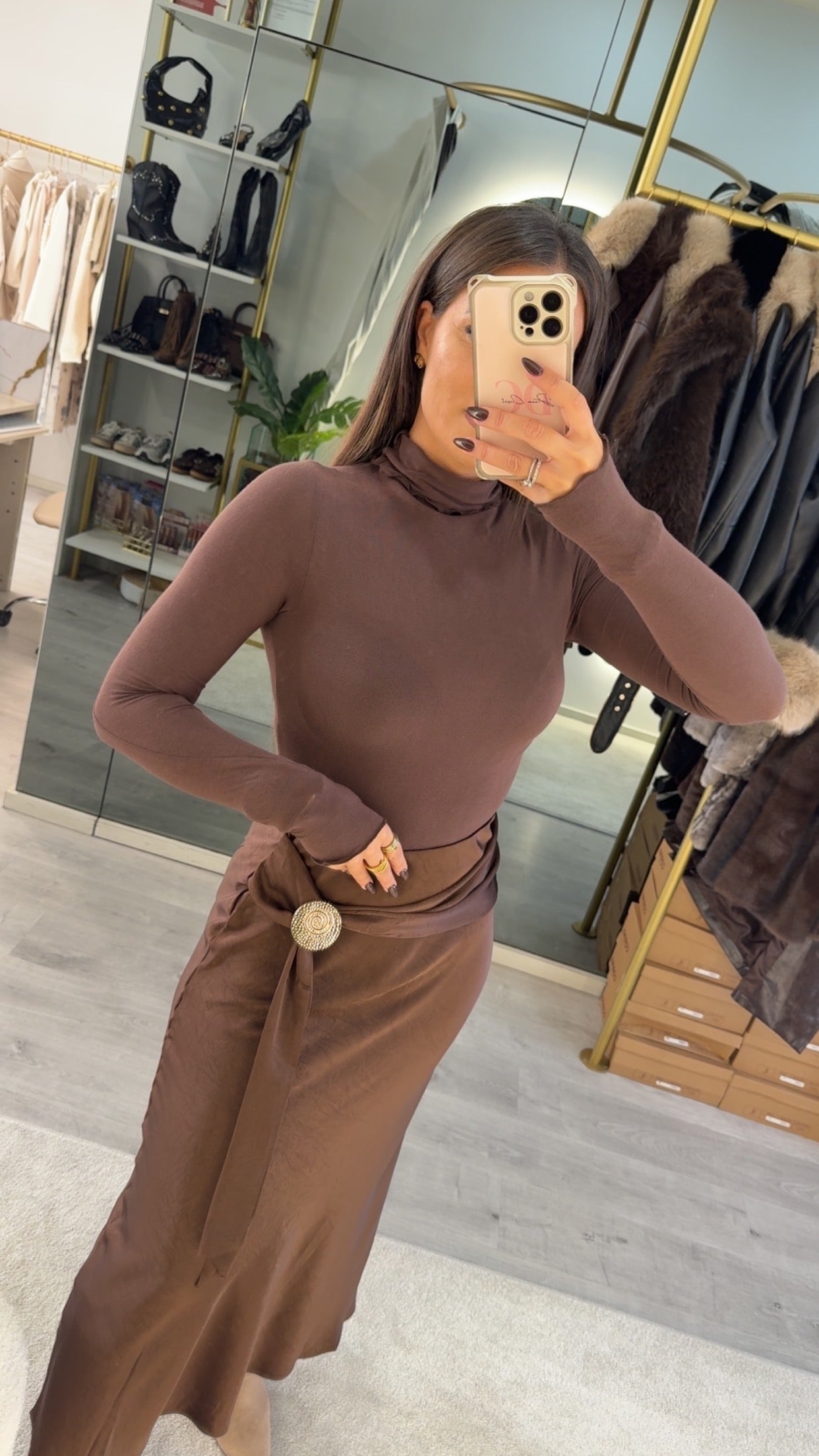 Saia Satin Choco