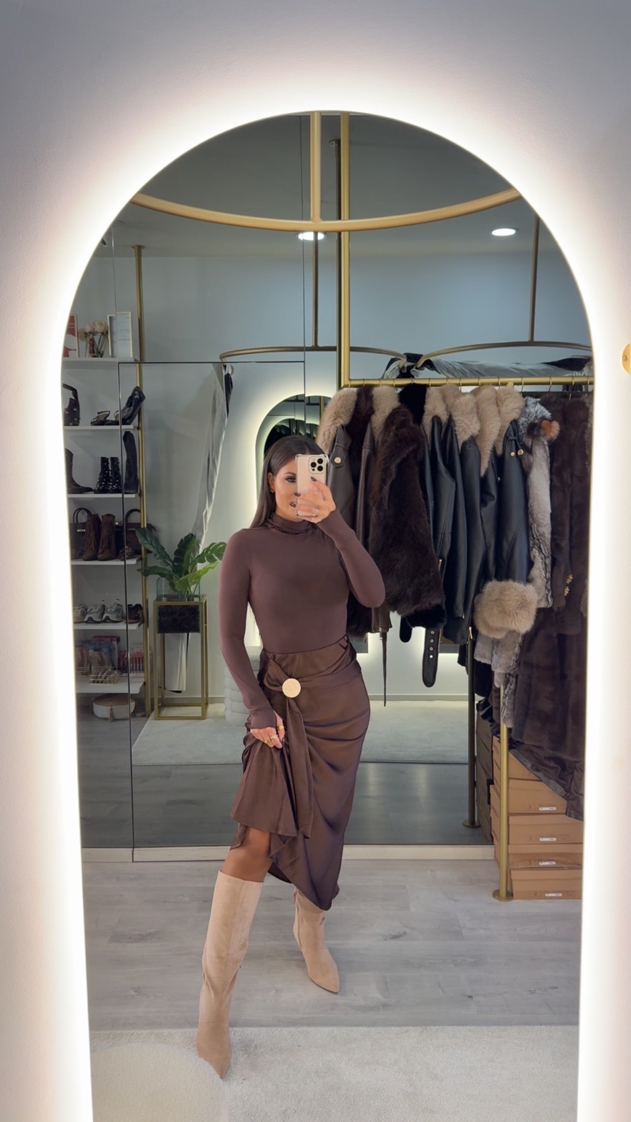 Saia Satin Choco