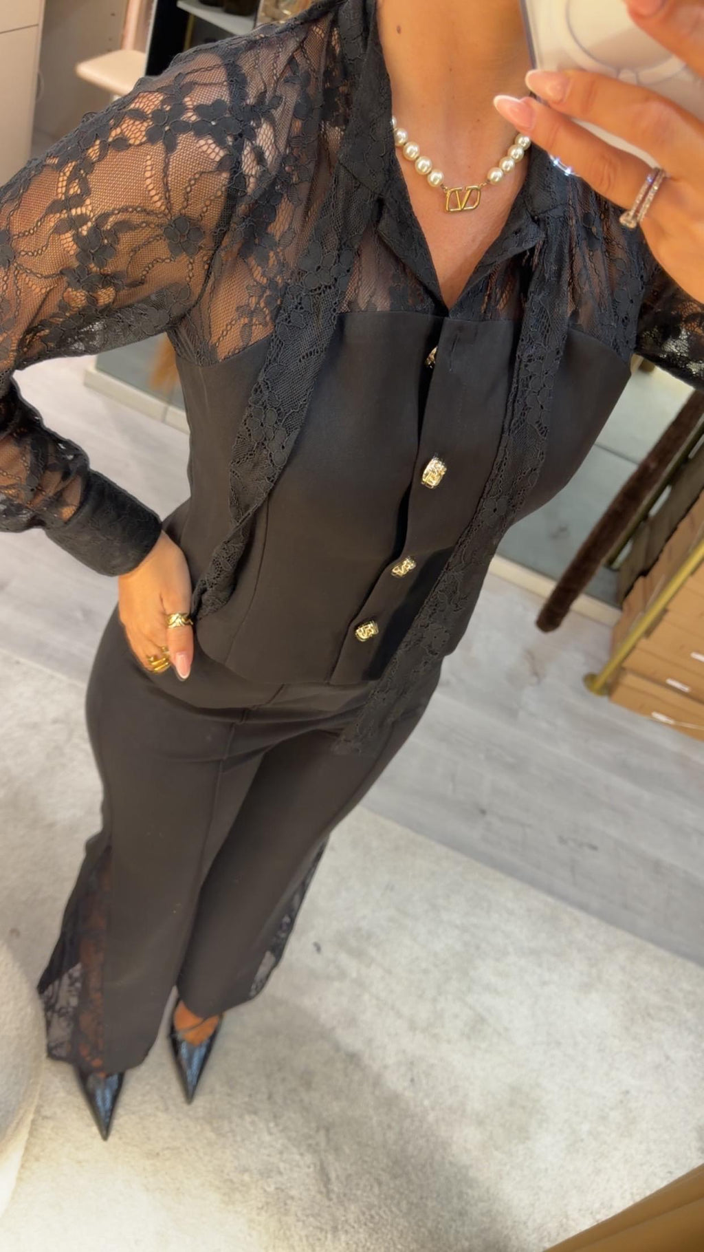 Calças Lace Glam