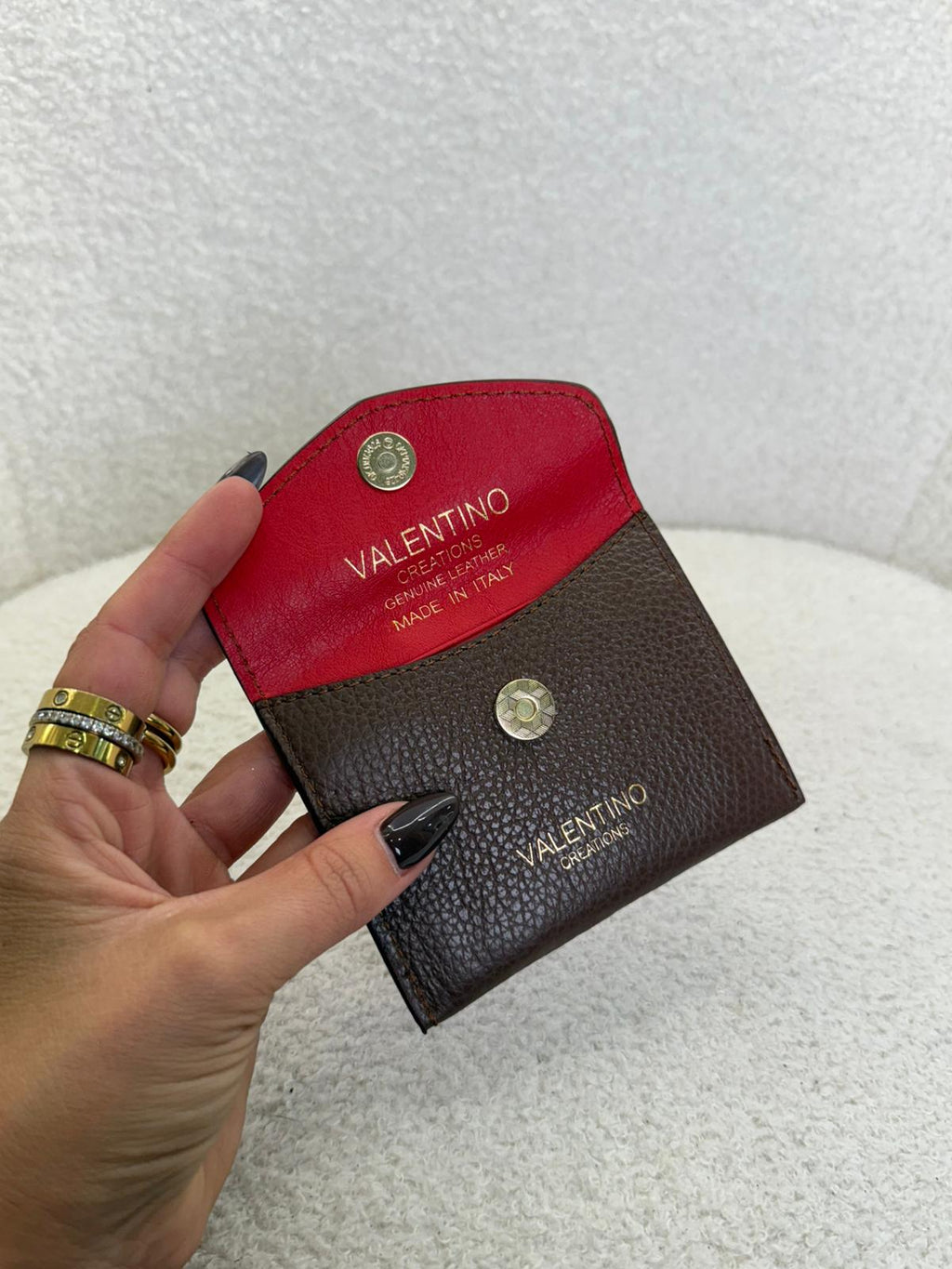 Porta-Cartões Valentino Creations – 100% Pele | Made in Italy