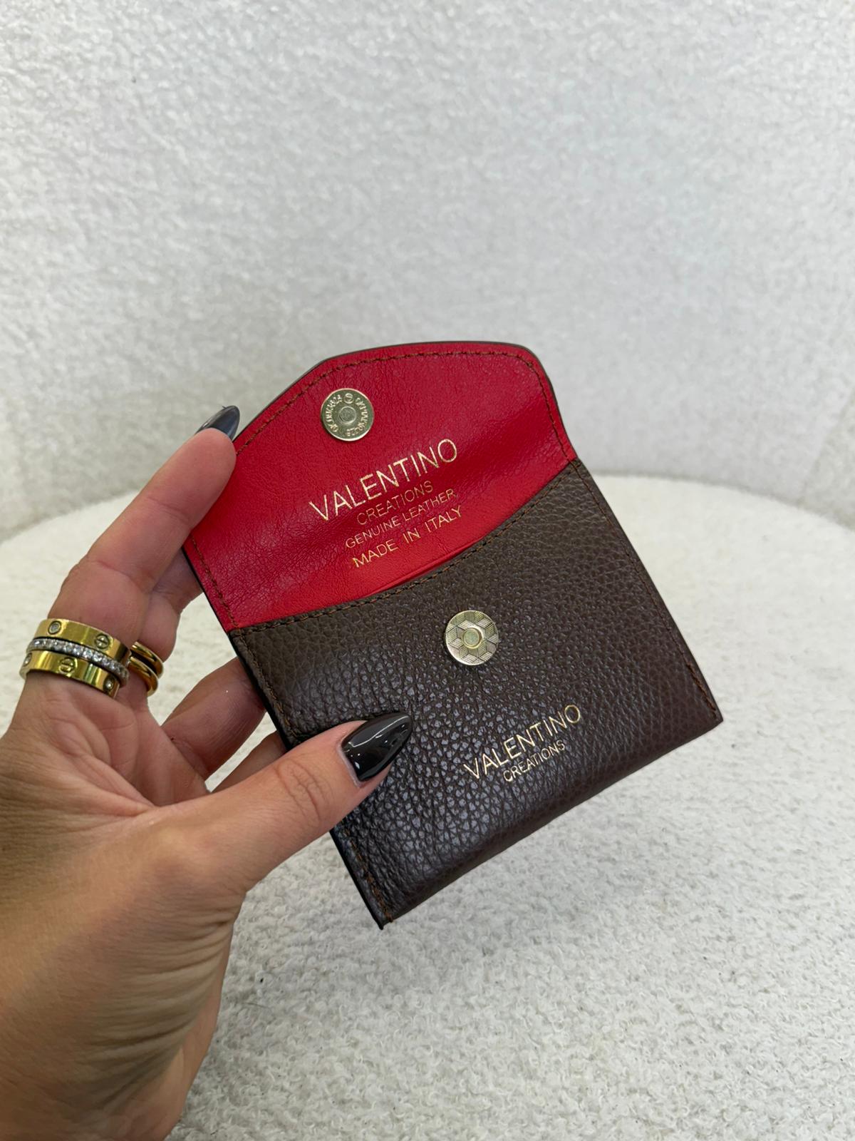 Porta-Cartões Valentino Creations – 100% Pele | Made in Italy