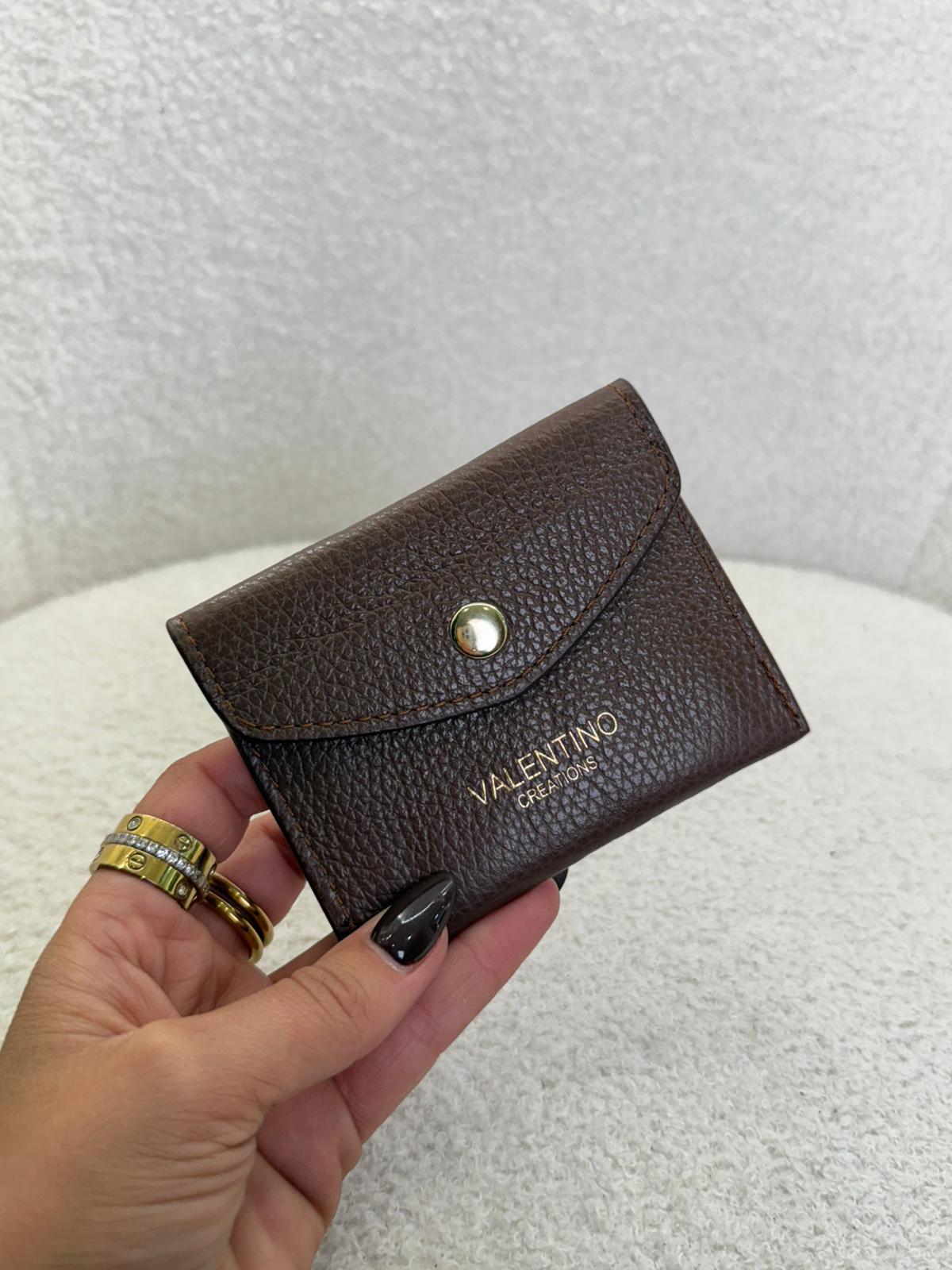 Porta-Cartões Valentino Creations – 100% Pele | Made in Italy