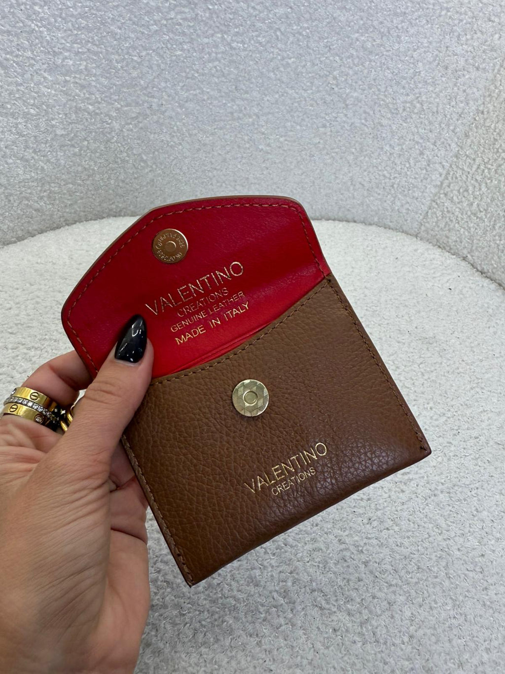 Porta-Cartões Valentino Creations – 100% Pele | Made in Italy