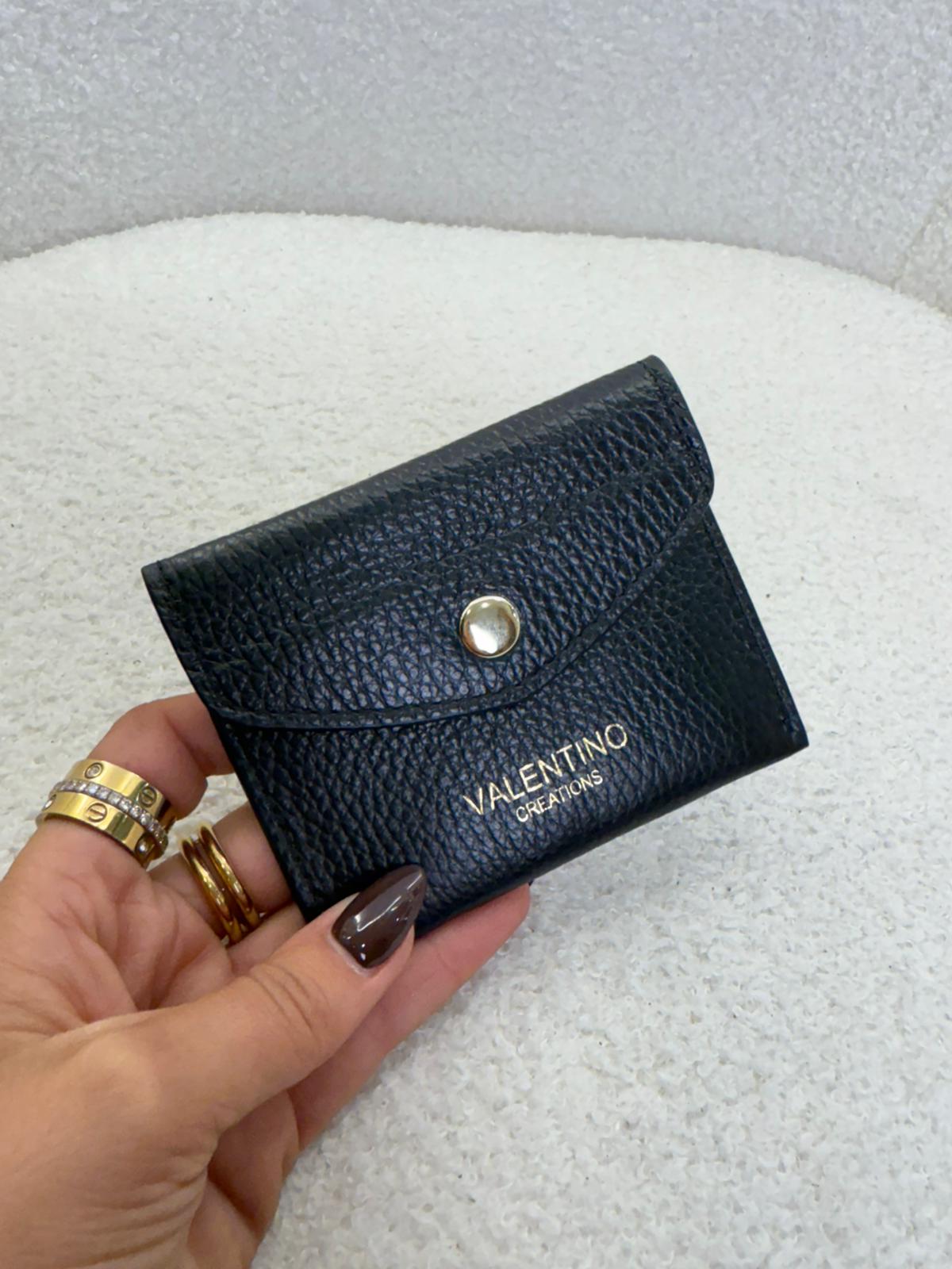 Porta-Cartões Valentino Creations – 100% Pele | Made in Italy