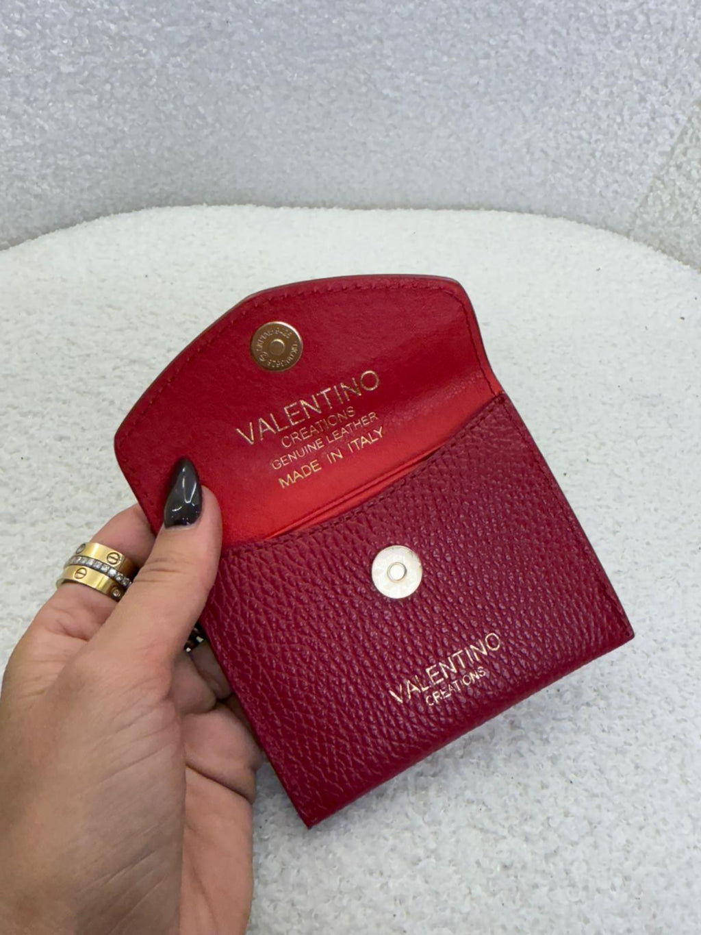Porta-Cartões Valentino Creations – 100% Pele | Made in Italy
