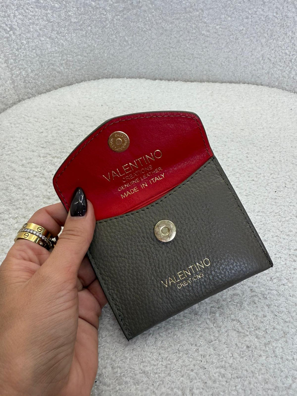 Porta-Cartões Valentino Creations – 100% Pele | Made in Italy