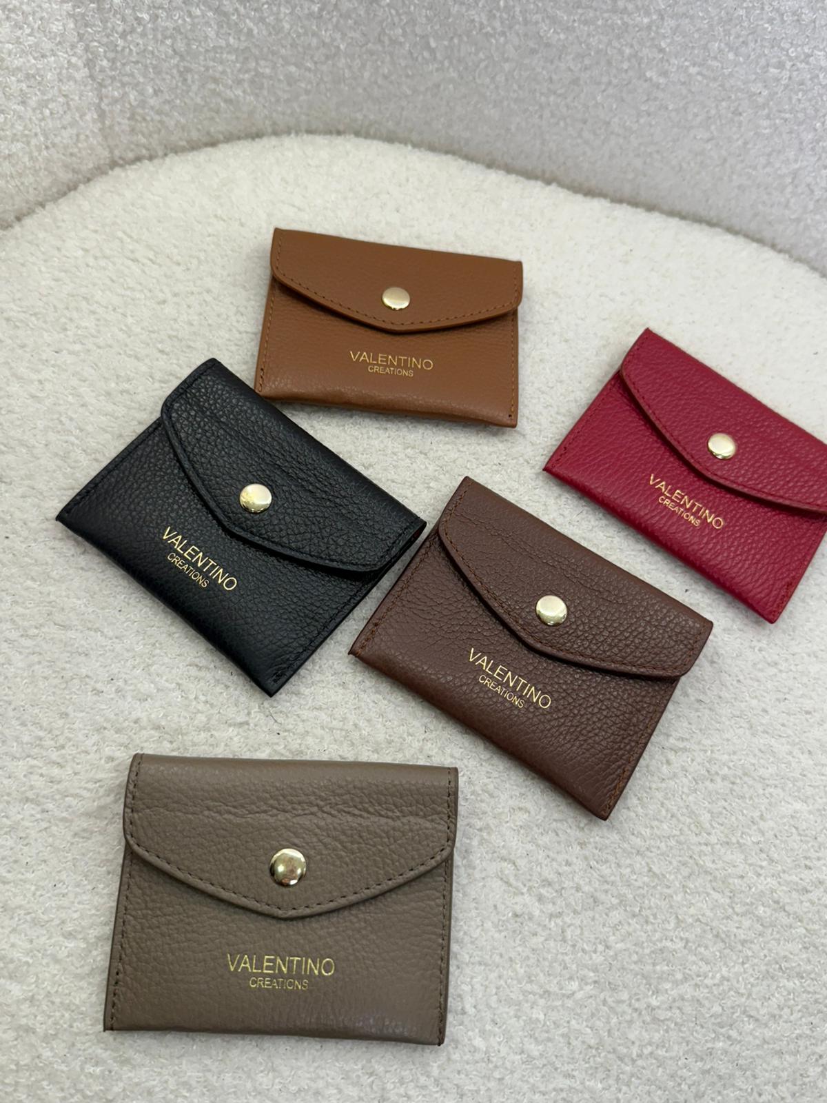 Porta-Cartões Valentino Creations – 100% Pele | Made in Italy
