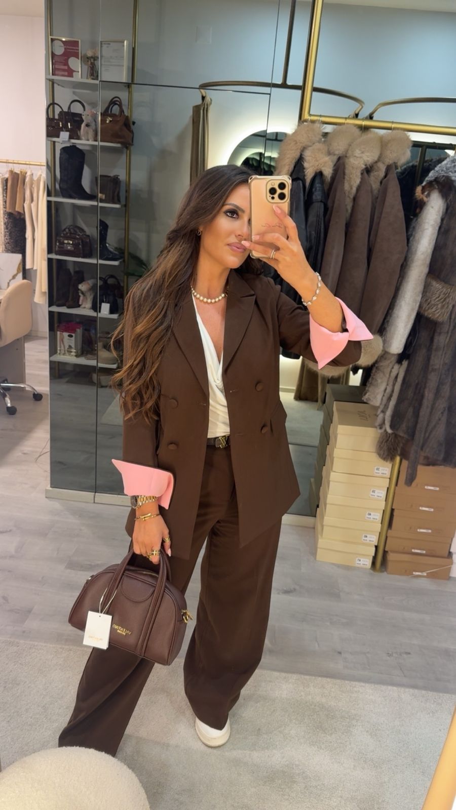 Blazer Chocolate Elegance