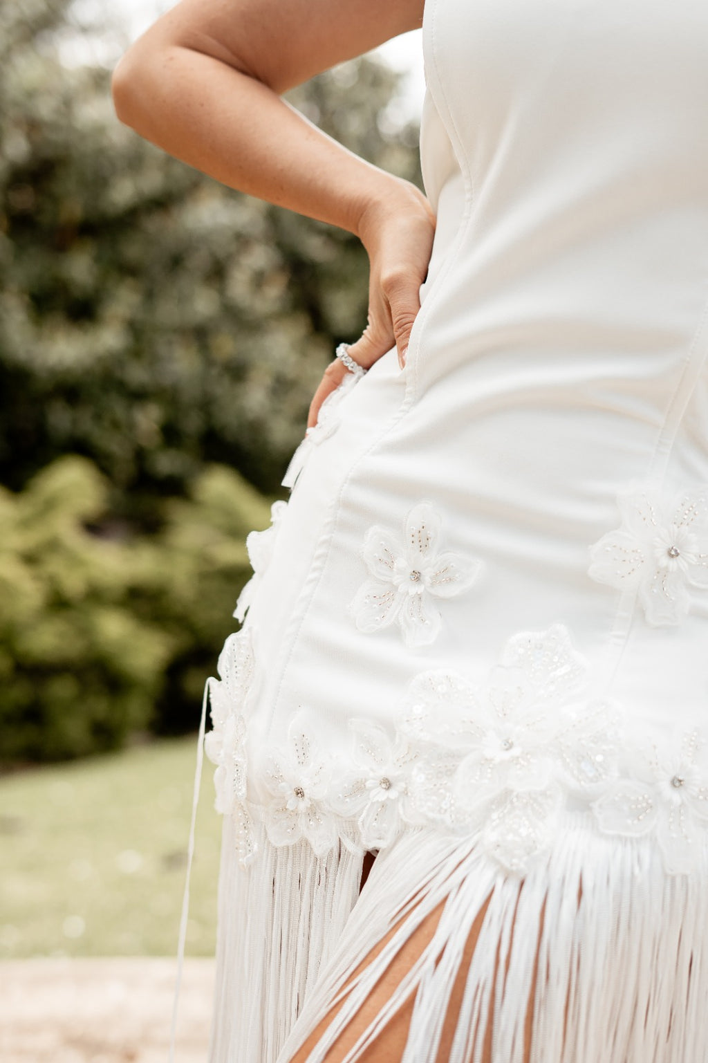Vestido Pearl Fringe - F&P Paris