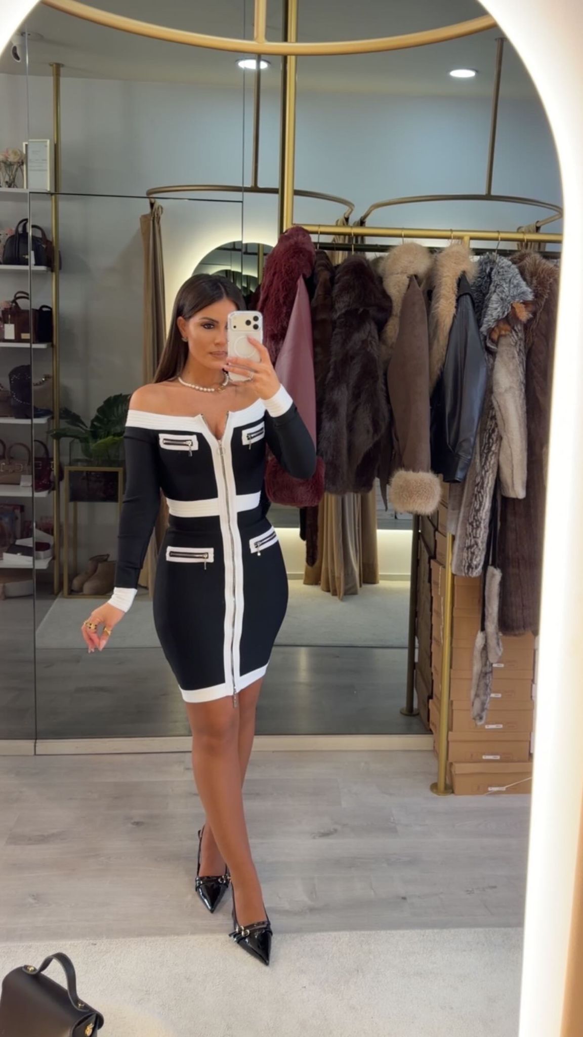 Black and White Dress - F&P Paris