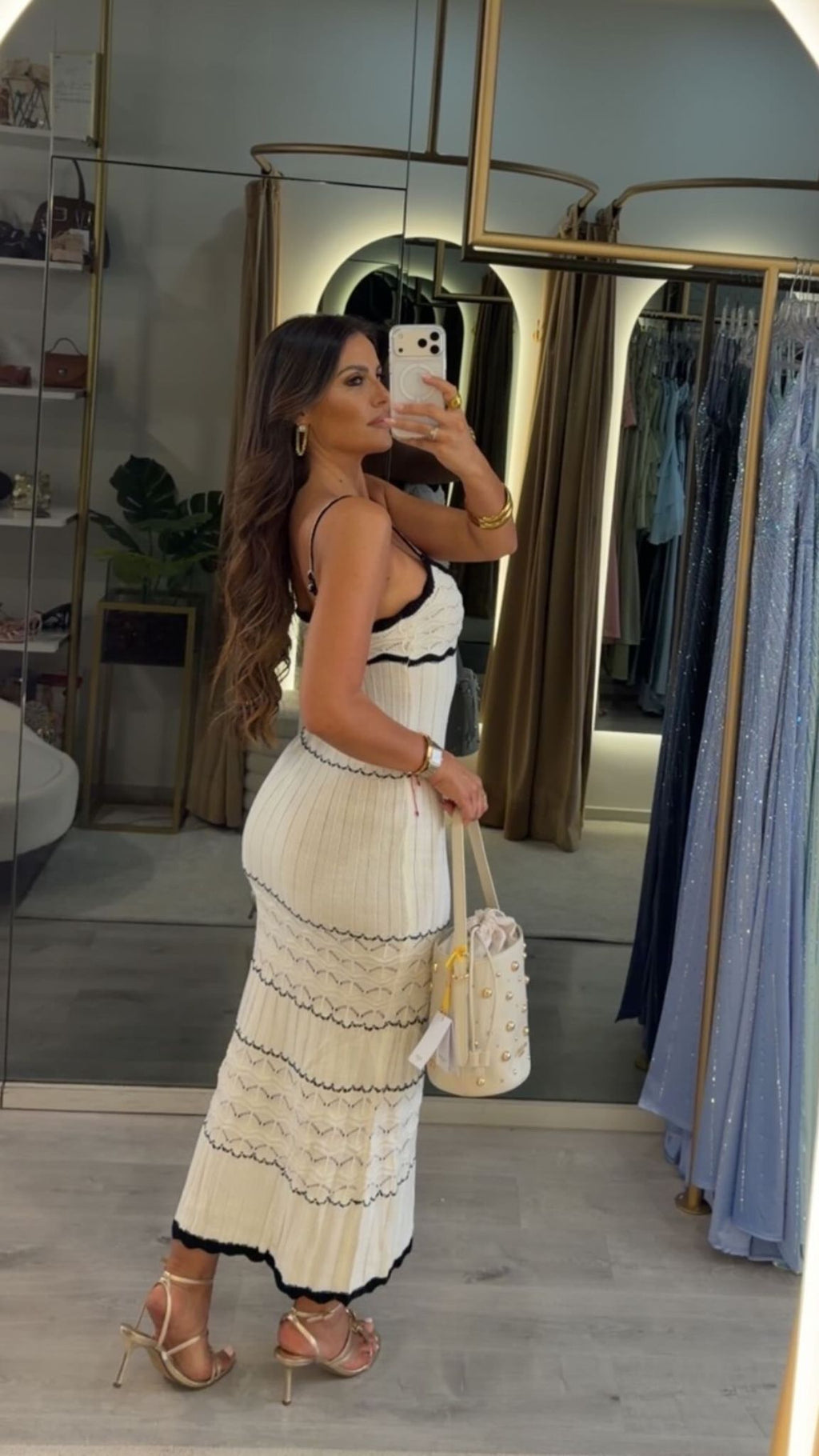 Vestido Monaco Croché