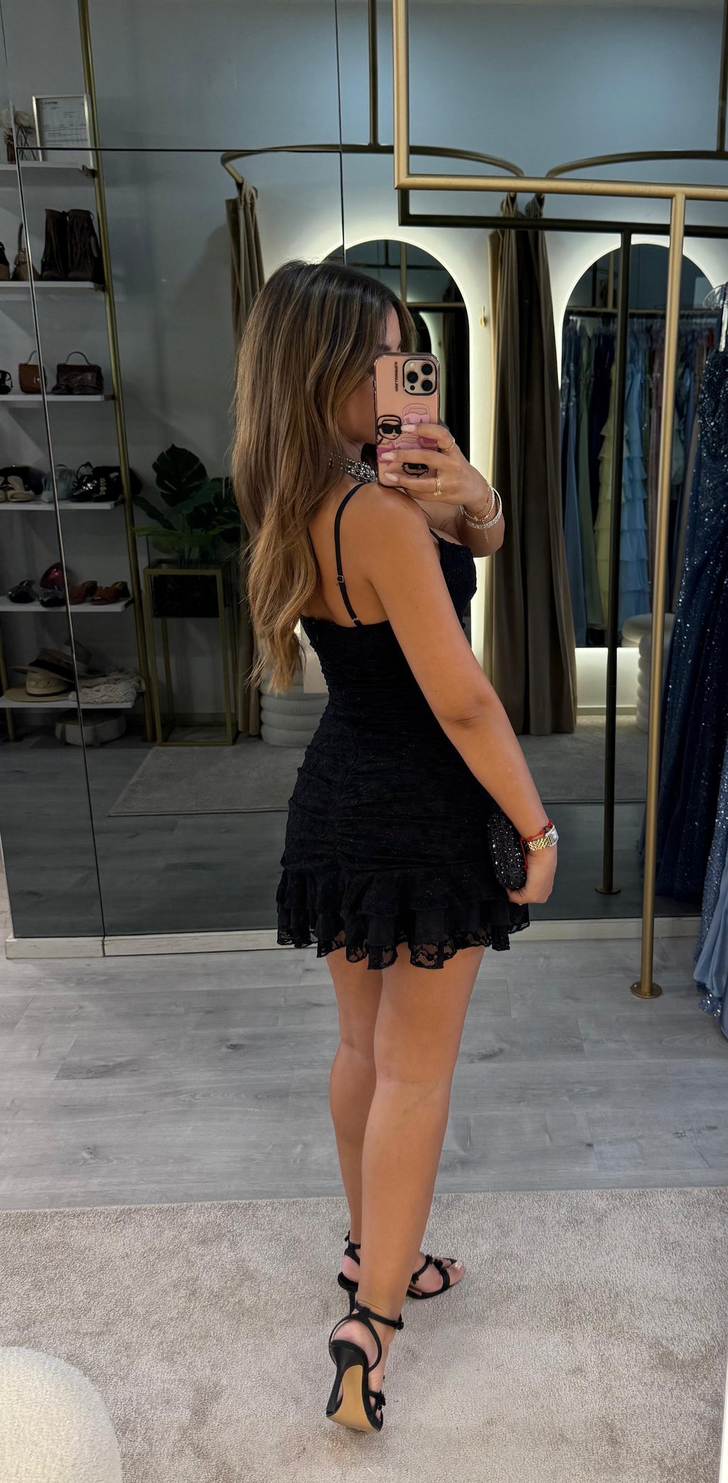 Vestido Noir Lace – F&P Paris