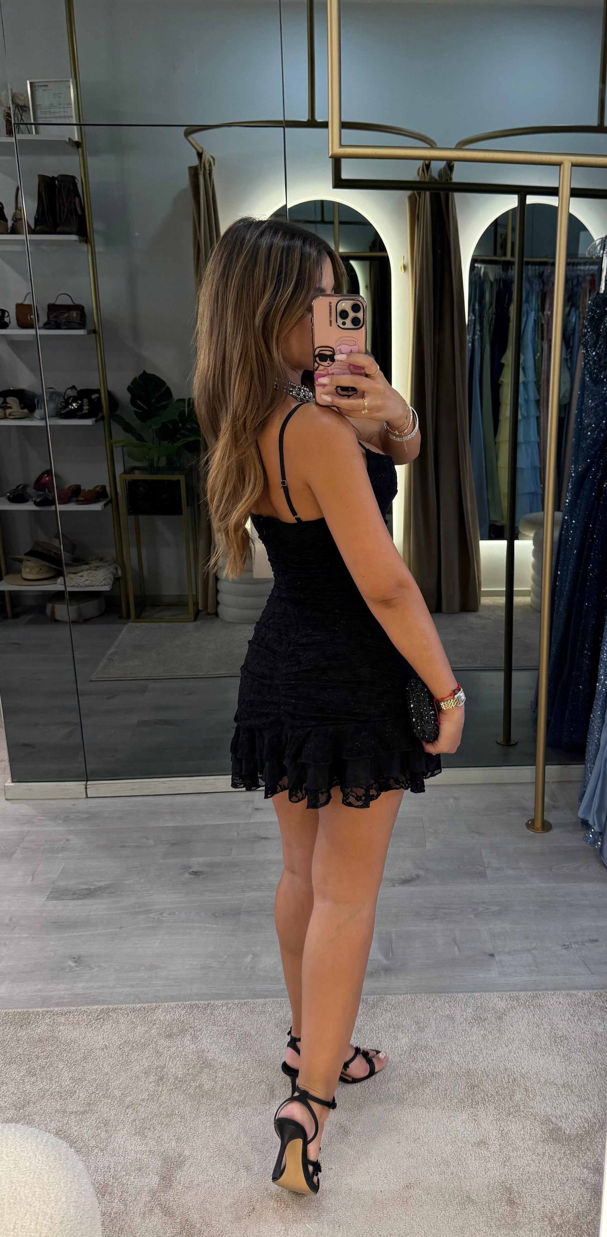 Vestido Noir Lace – F&P Paris