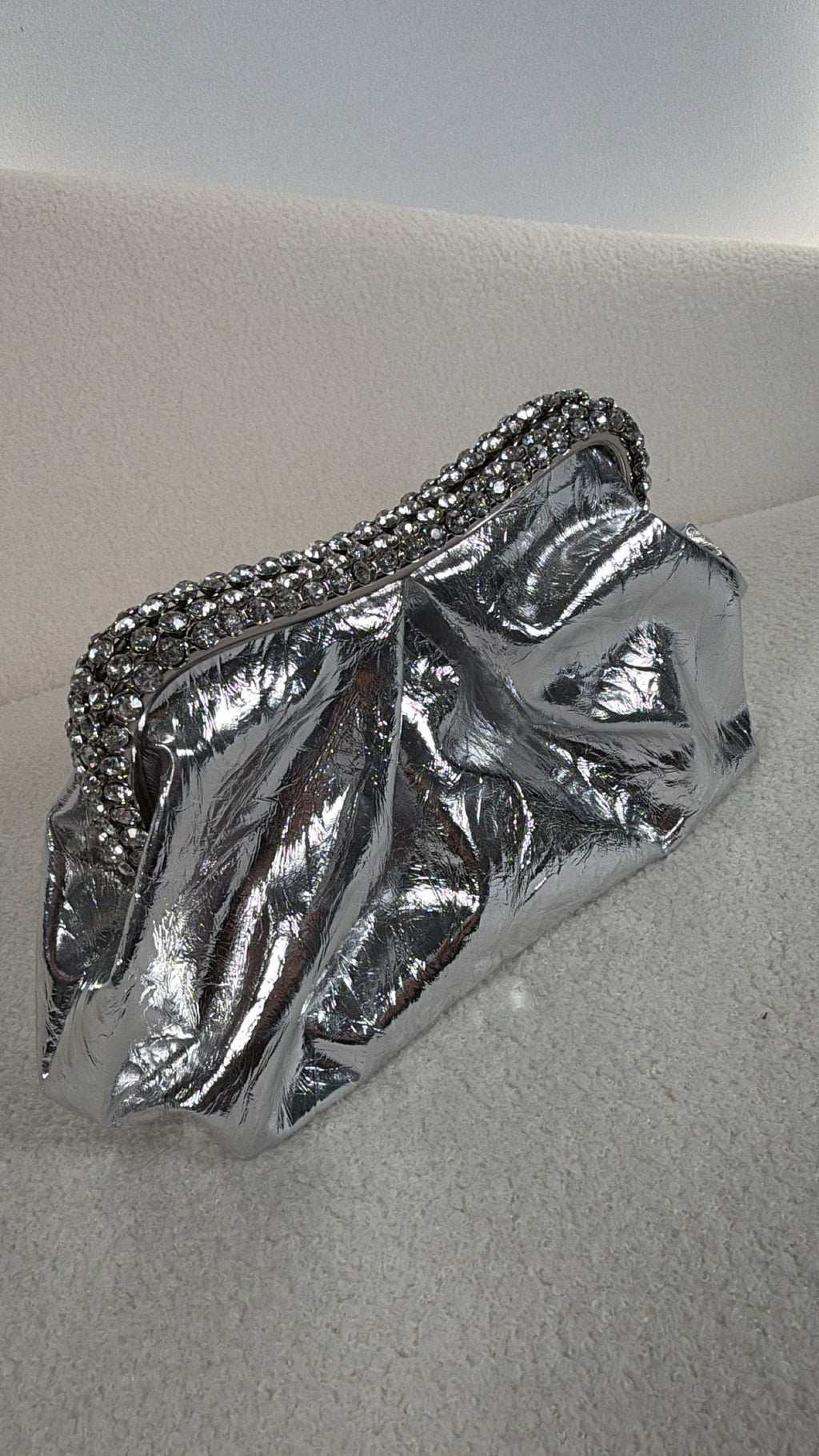 Clutch Silver Glam