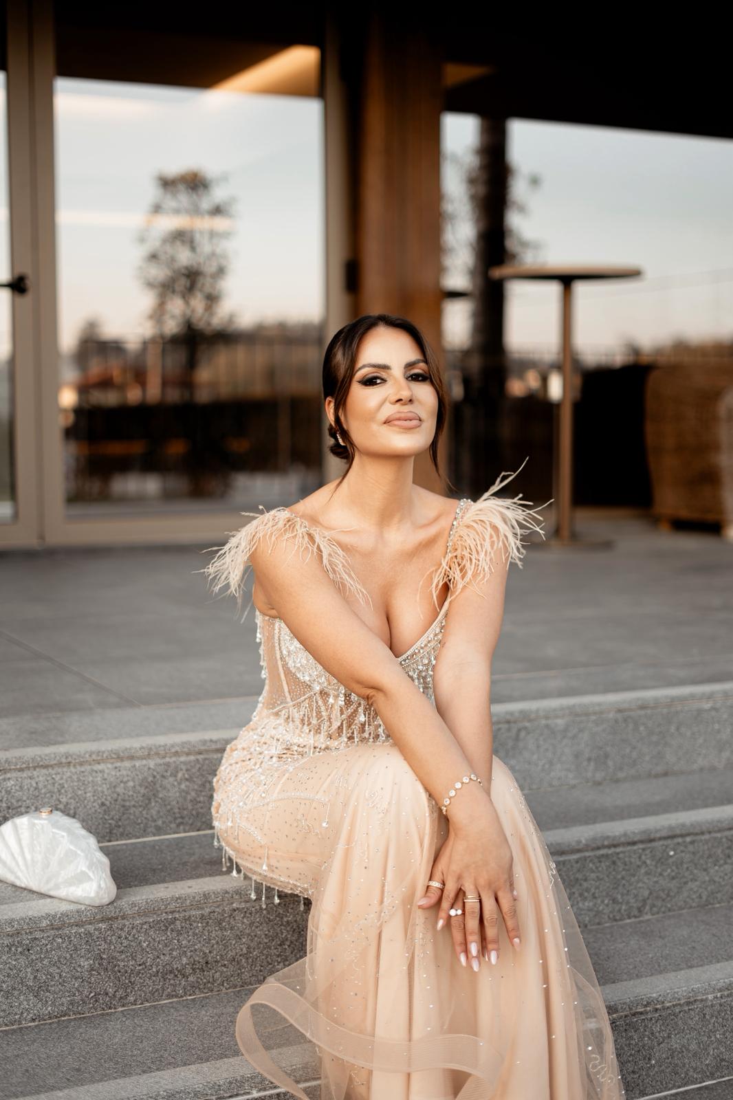 Vestido Luxe Champagne - F&P Paris