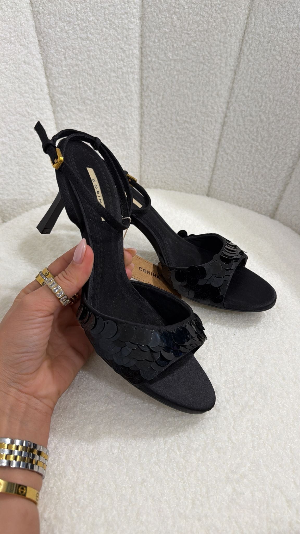 Sandália Elegance Shine - Corina