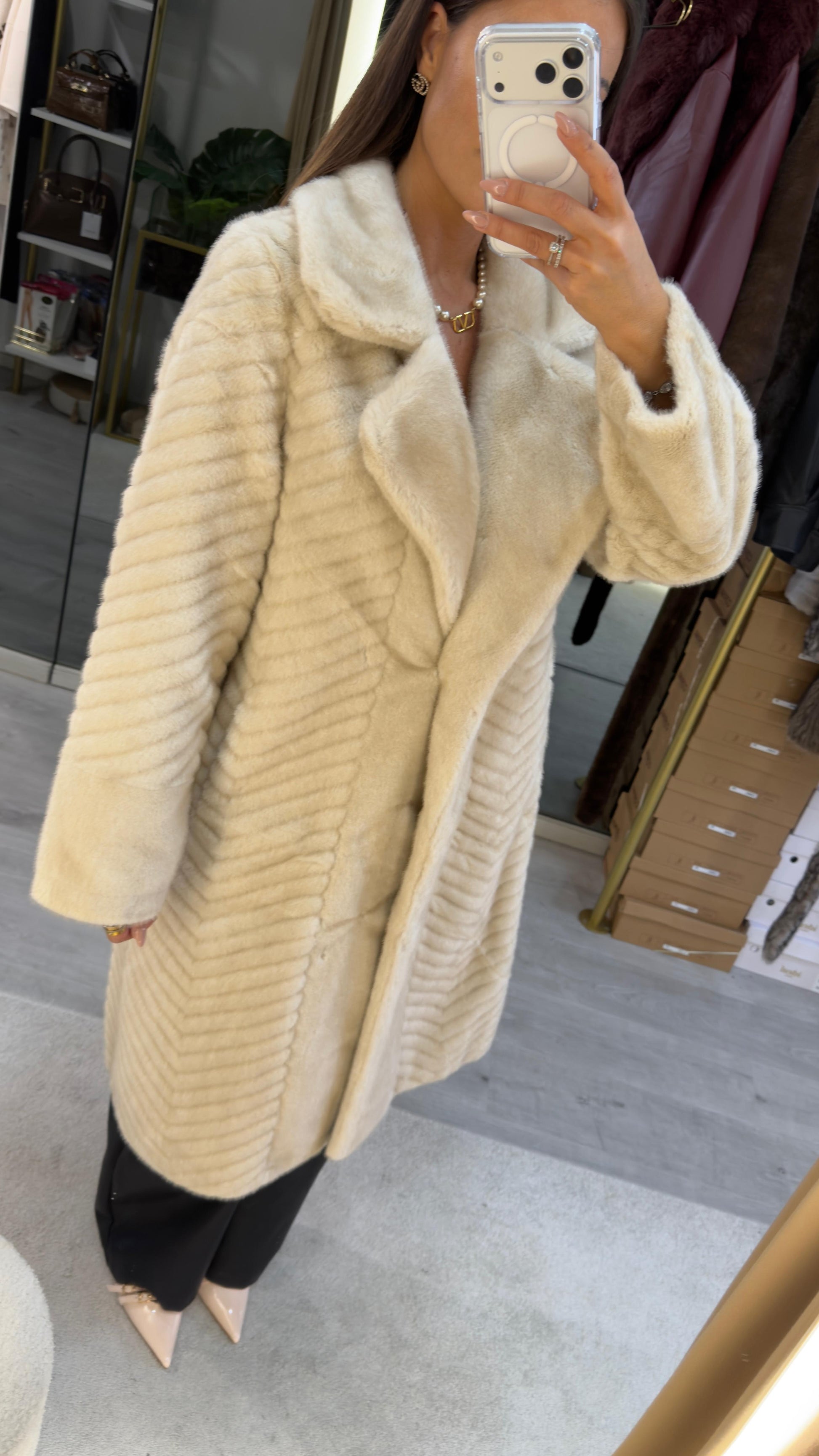 Casaco Attentif Paris Longo