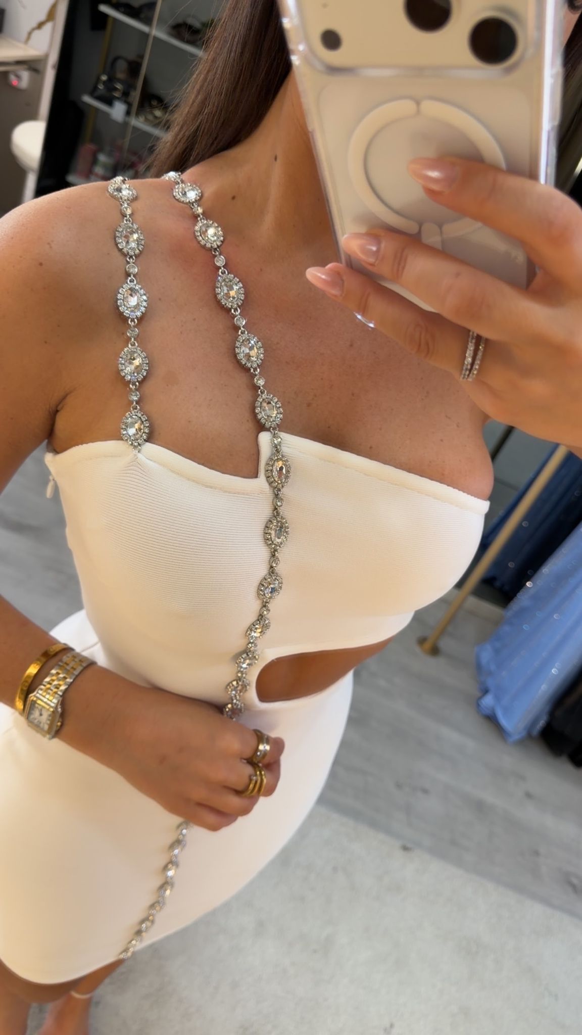 Vestido Diva Strass - F&P Paris