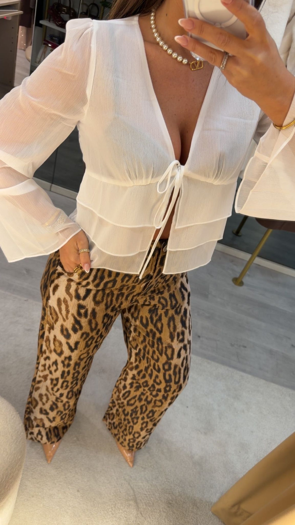 Blusa Romântica Manga Longa
