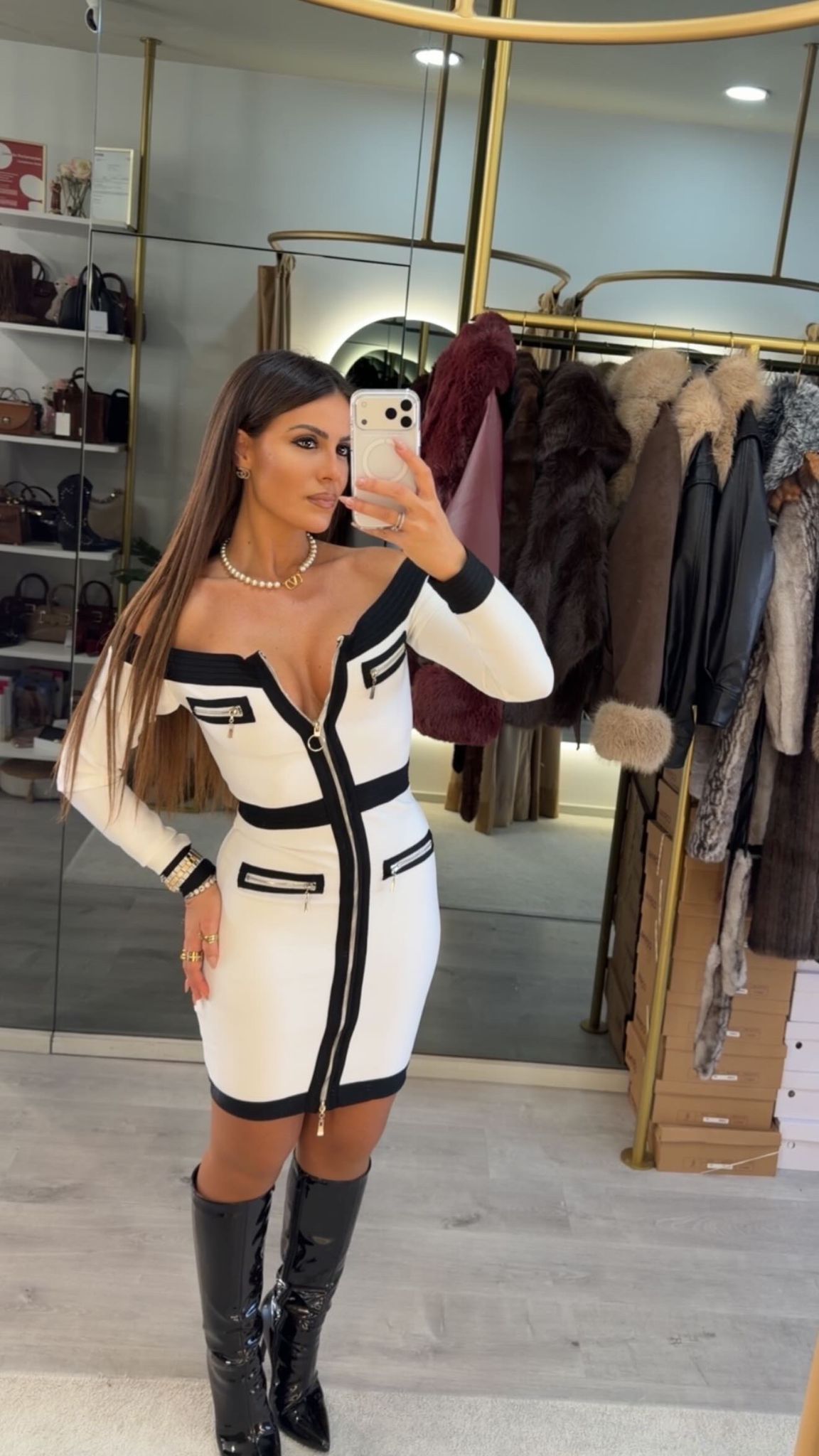 Black and White Dress - F&P Paris