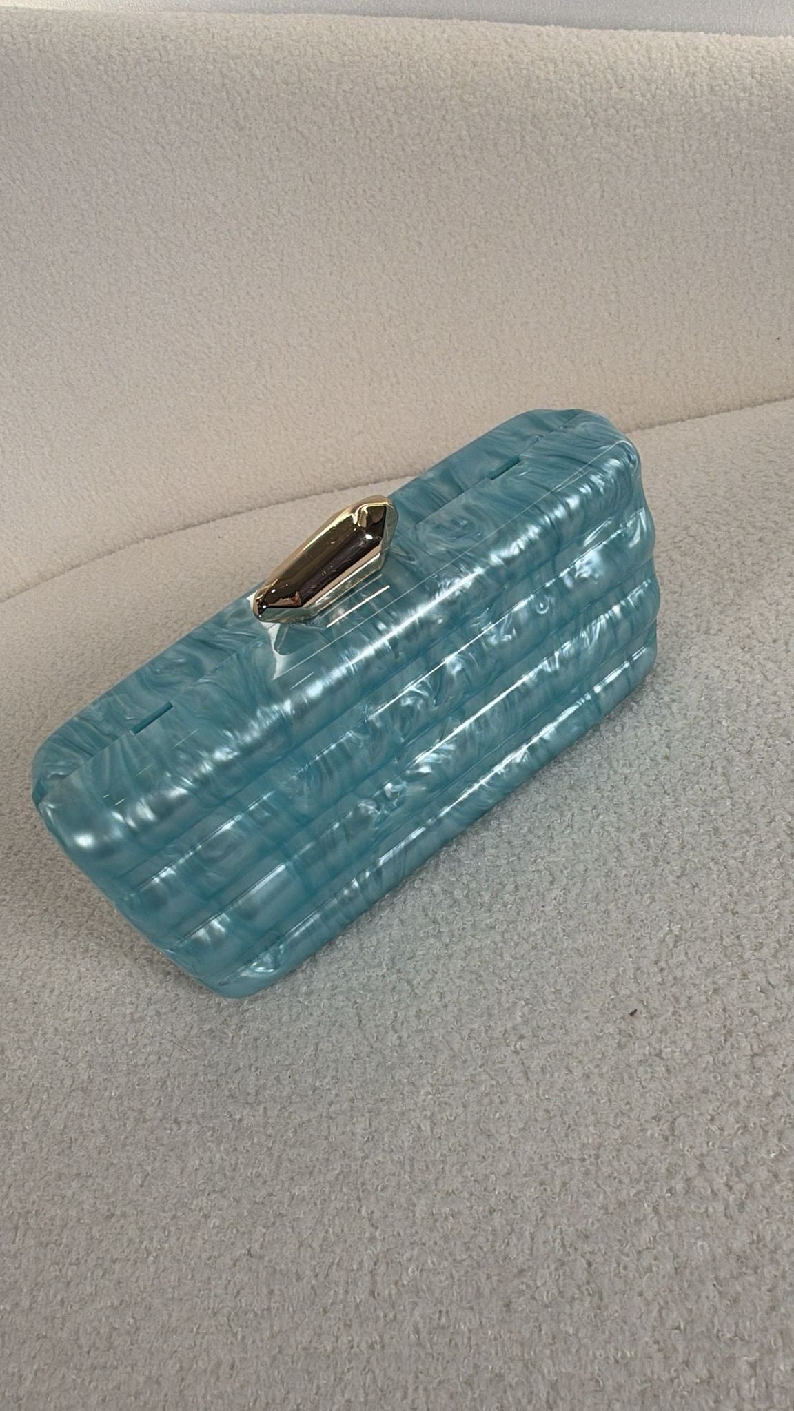 Clutch Aqua Marble
